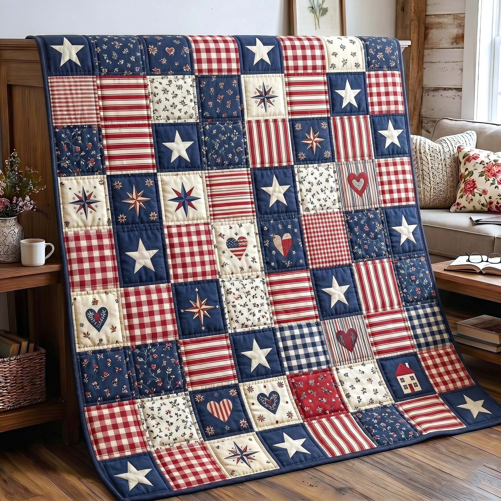 Heritage Patch Quilted Blanket GFTOTP18893