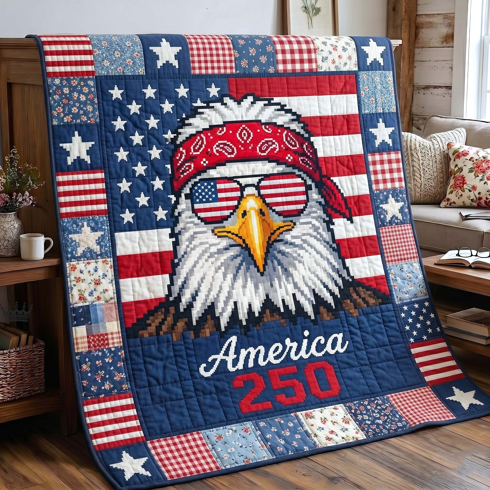 Heritage Patch Quilted Blanket GFTOTP18895