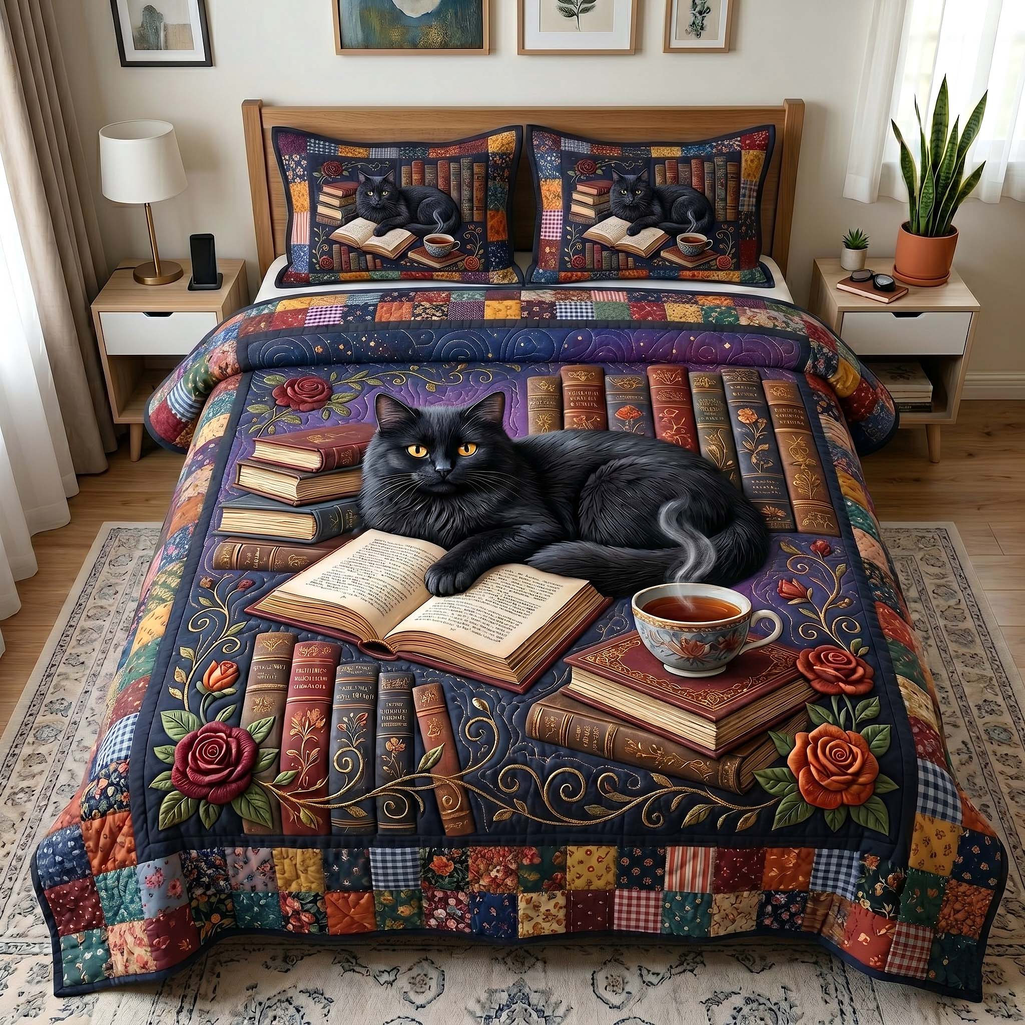 Reading Nook 3-Piece Quilted Bedding Set GFTOTP18899
