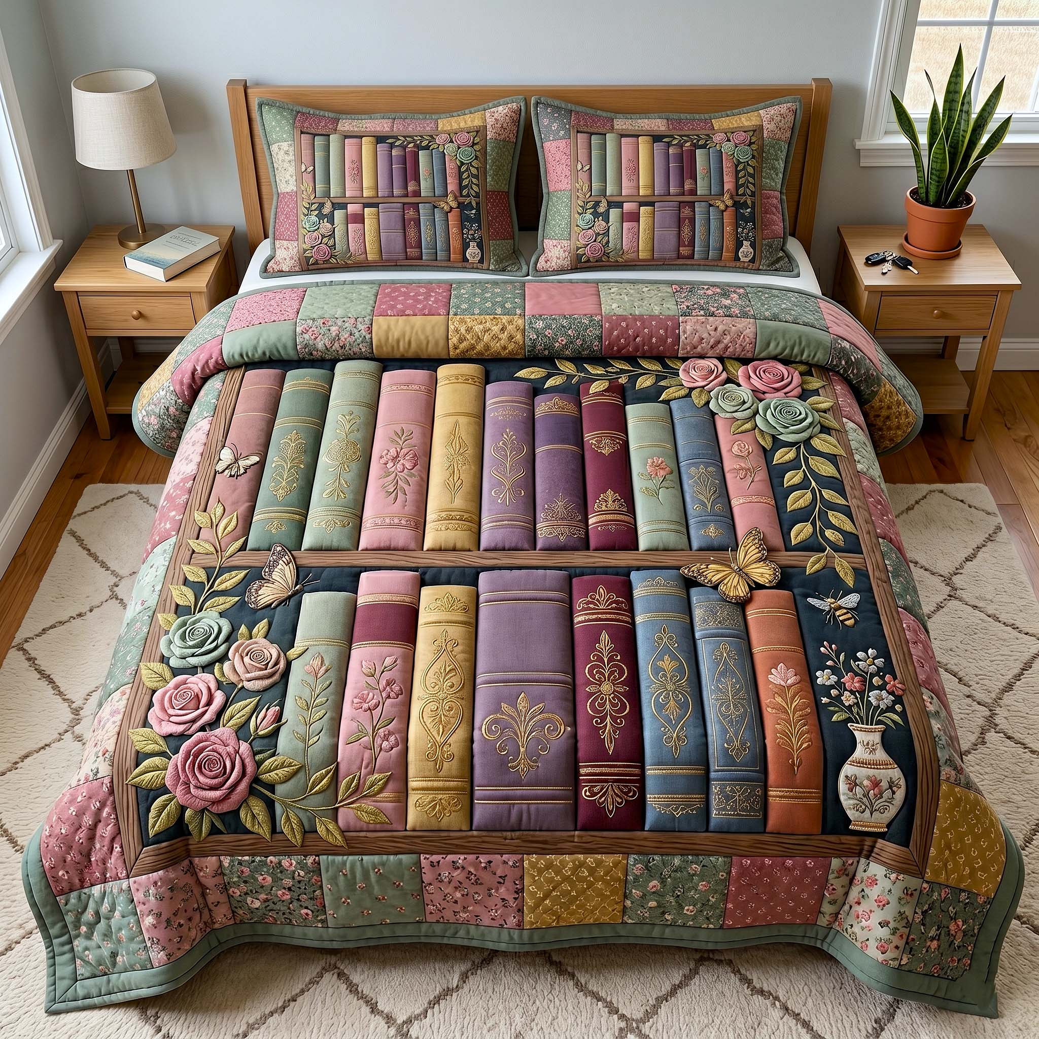 Reading Nook 3-Piece Quilted Bedding Set GFTOTP18900