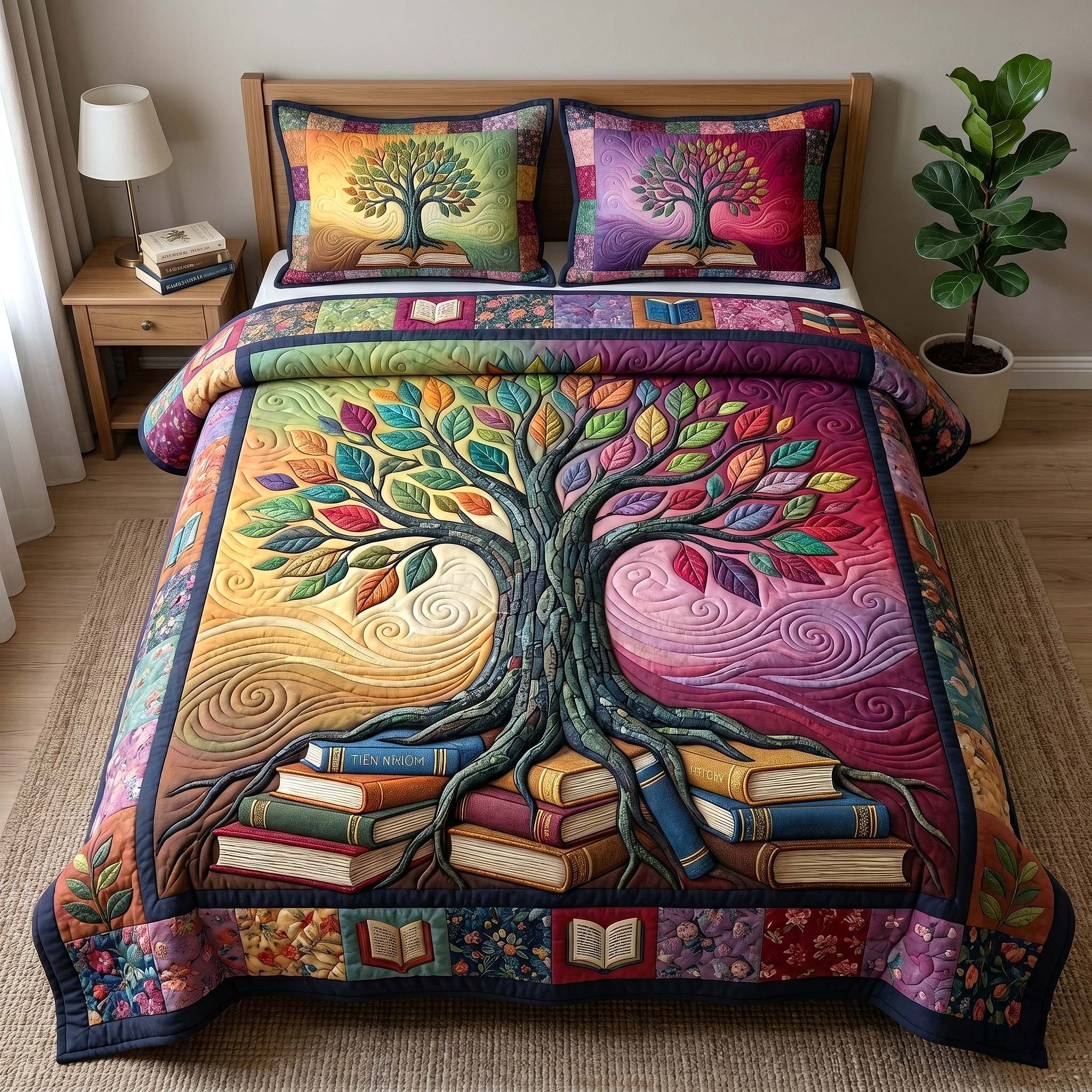 Reading Nook 3-Piece Quilted Bedding Set GFTOTP18901