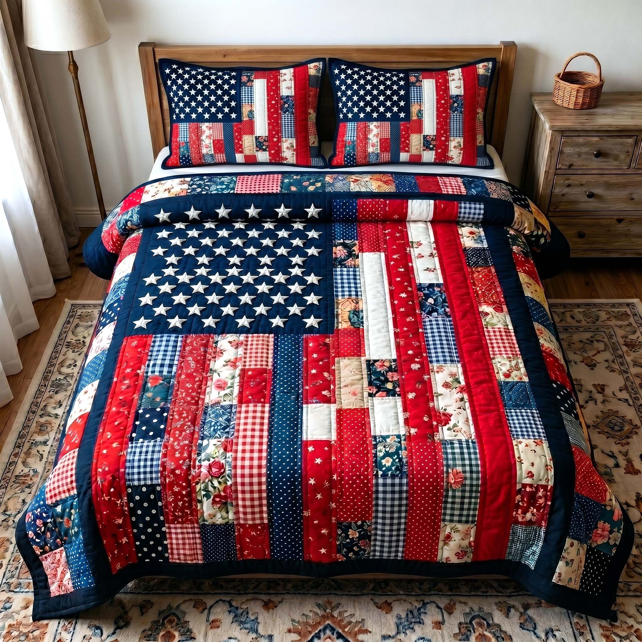 Liberty Legacy 3-Piece Quilted Bedding Set GFTOTP19017