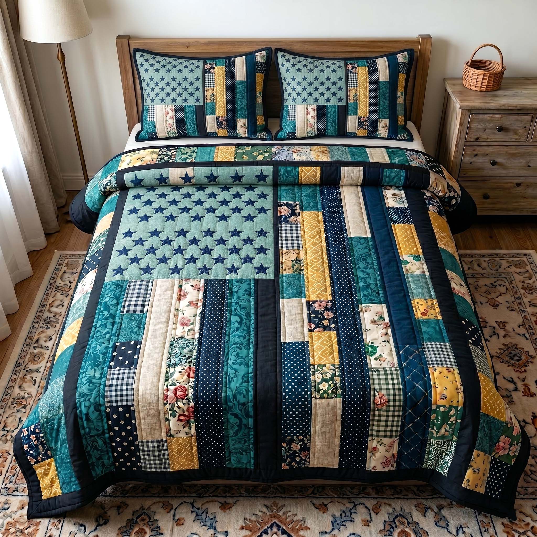 Liberty Legacy 3-Piece Quilted Bedding Set GFTOTP19020