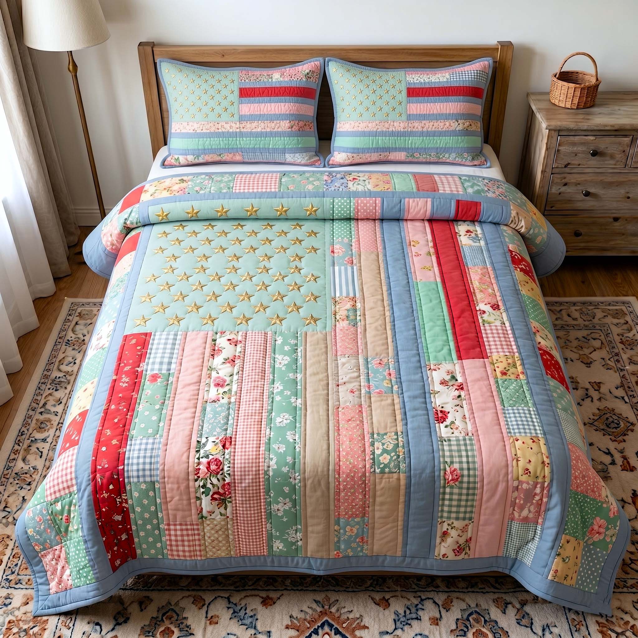Liberty Legacy 3-Piece Quilted Bedding Set GFTOTP19022
