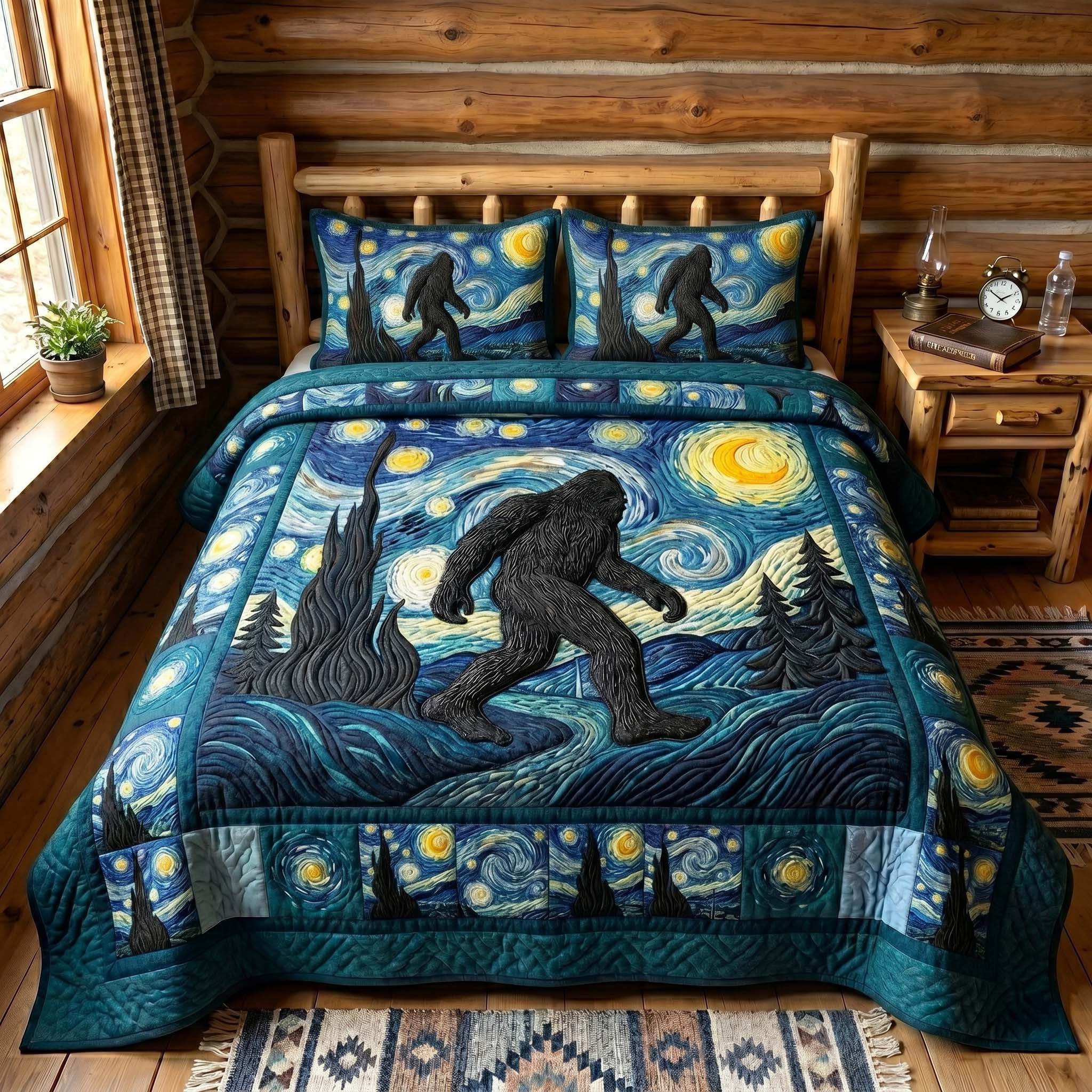 Mystic Sasquatch 3-Piece Quilted Bedding Set GFTOTP19208