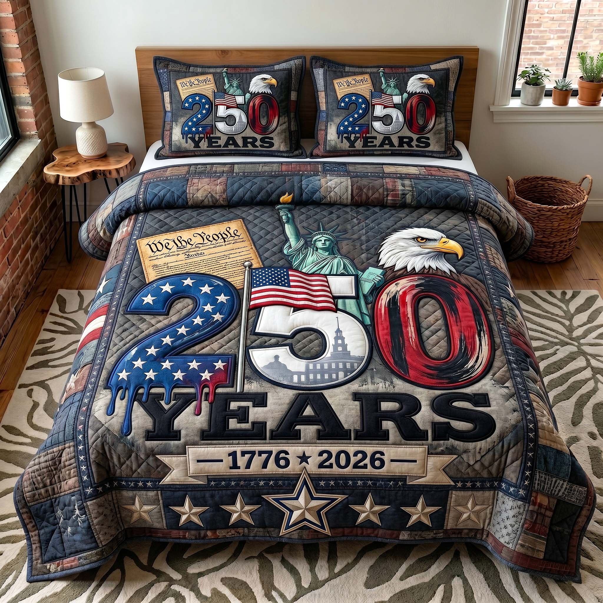 Liberty Legacy 3-Piece Quilted Bedding Set GFTOTP19261