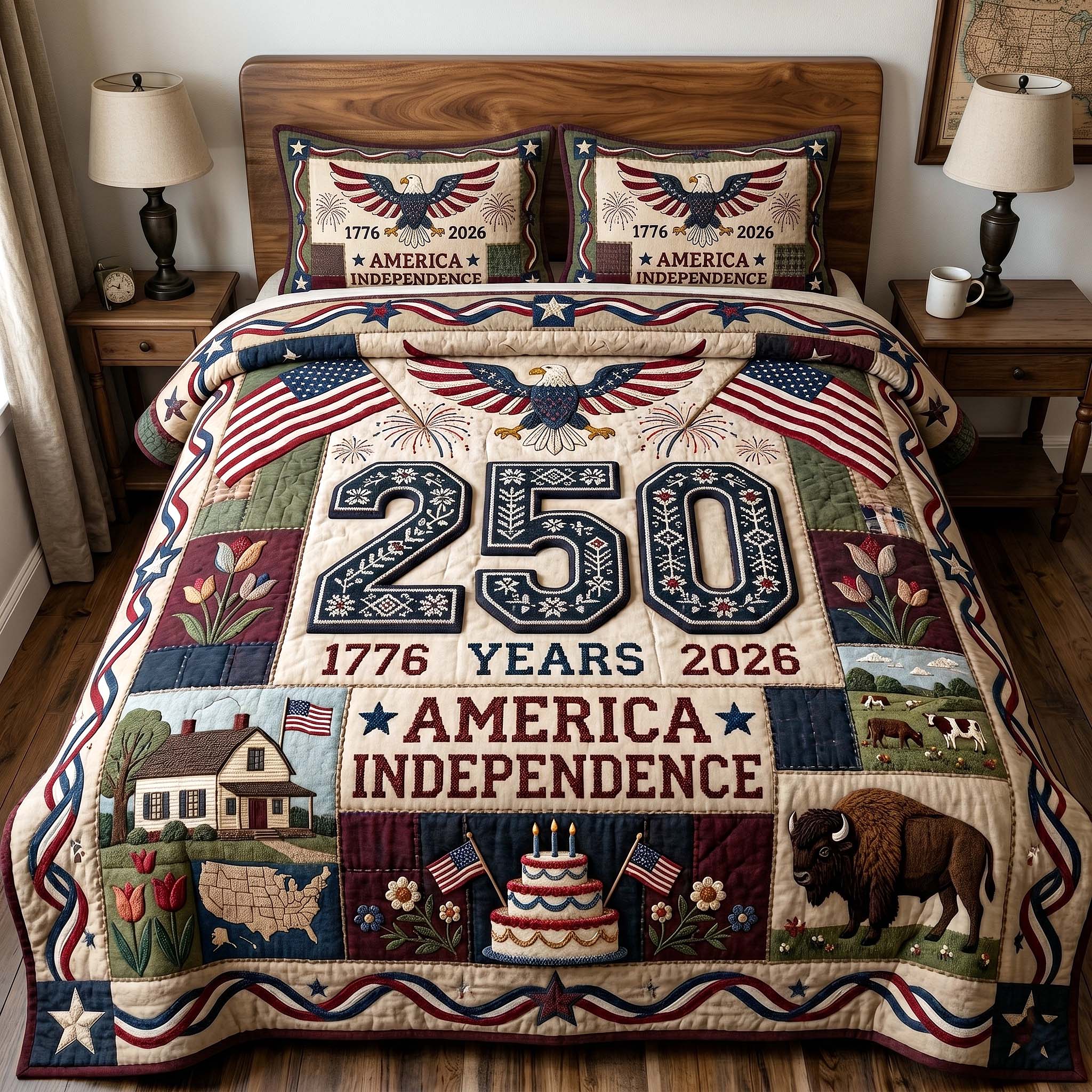 Liberty Legacy 3-Piece Quilted Bedding Set GFTOTP19263