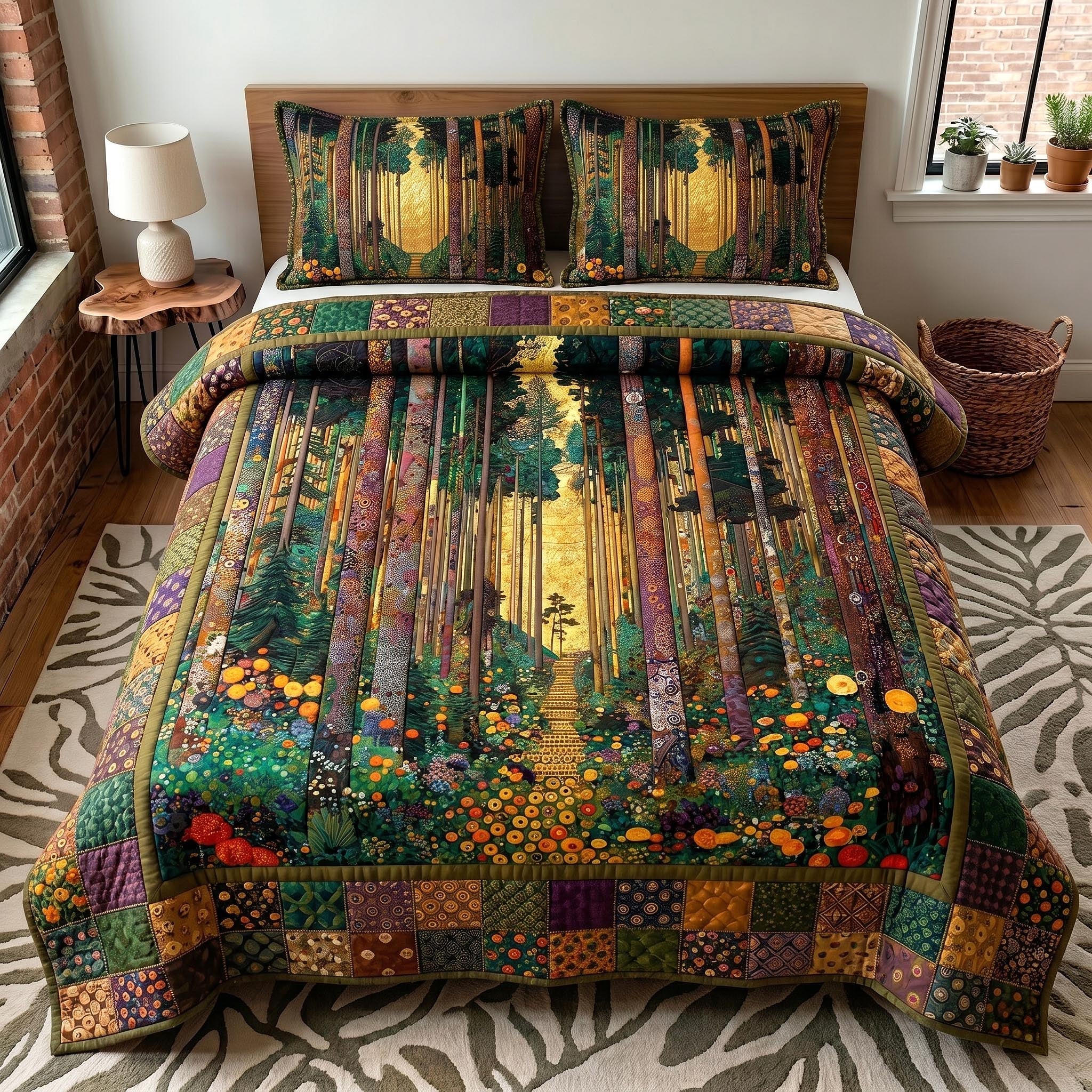 Whispering Pines 3-Piece Quilted Bedding Set GFTOTP19270