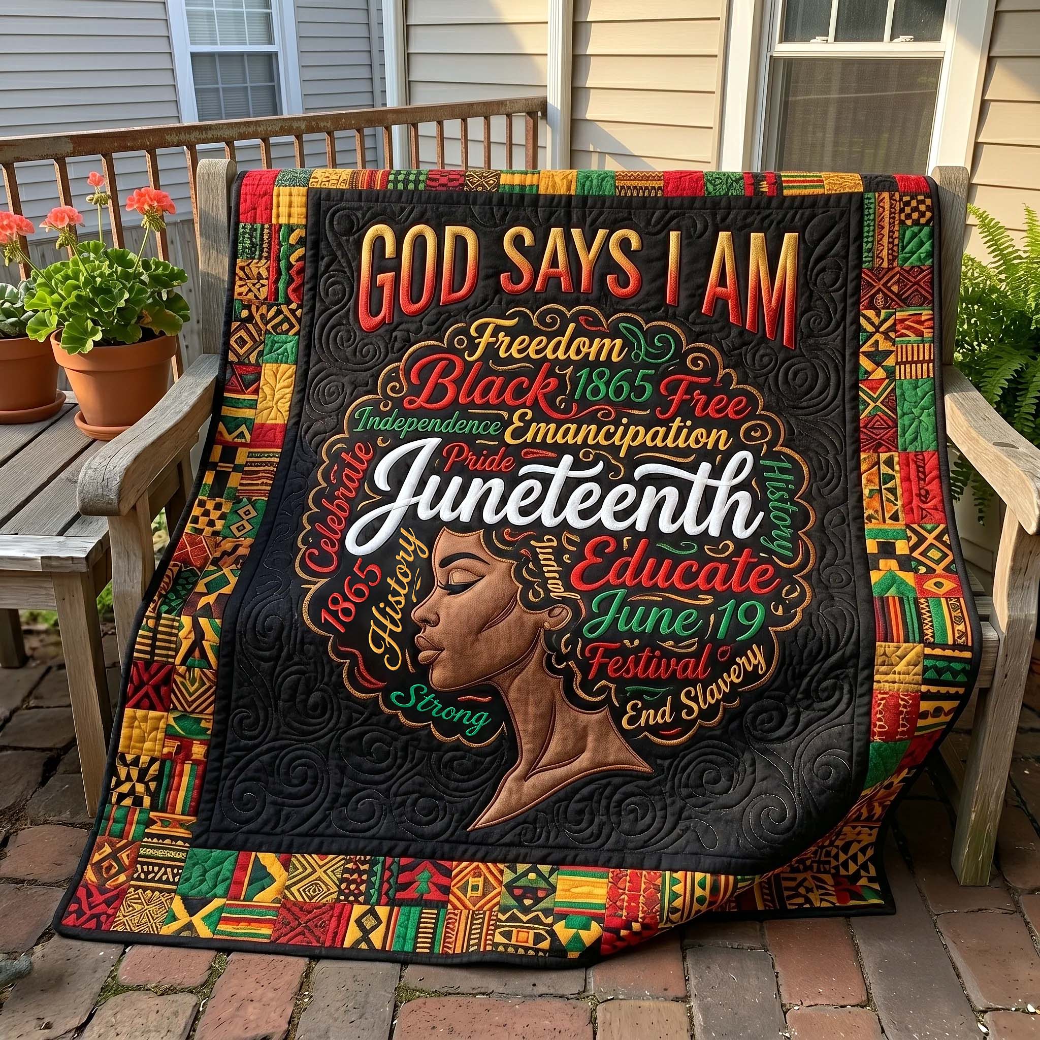 Faithful Queen Quilted Blanket GFTOTP19437