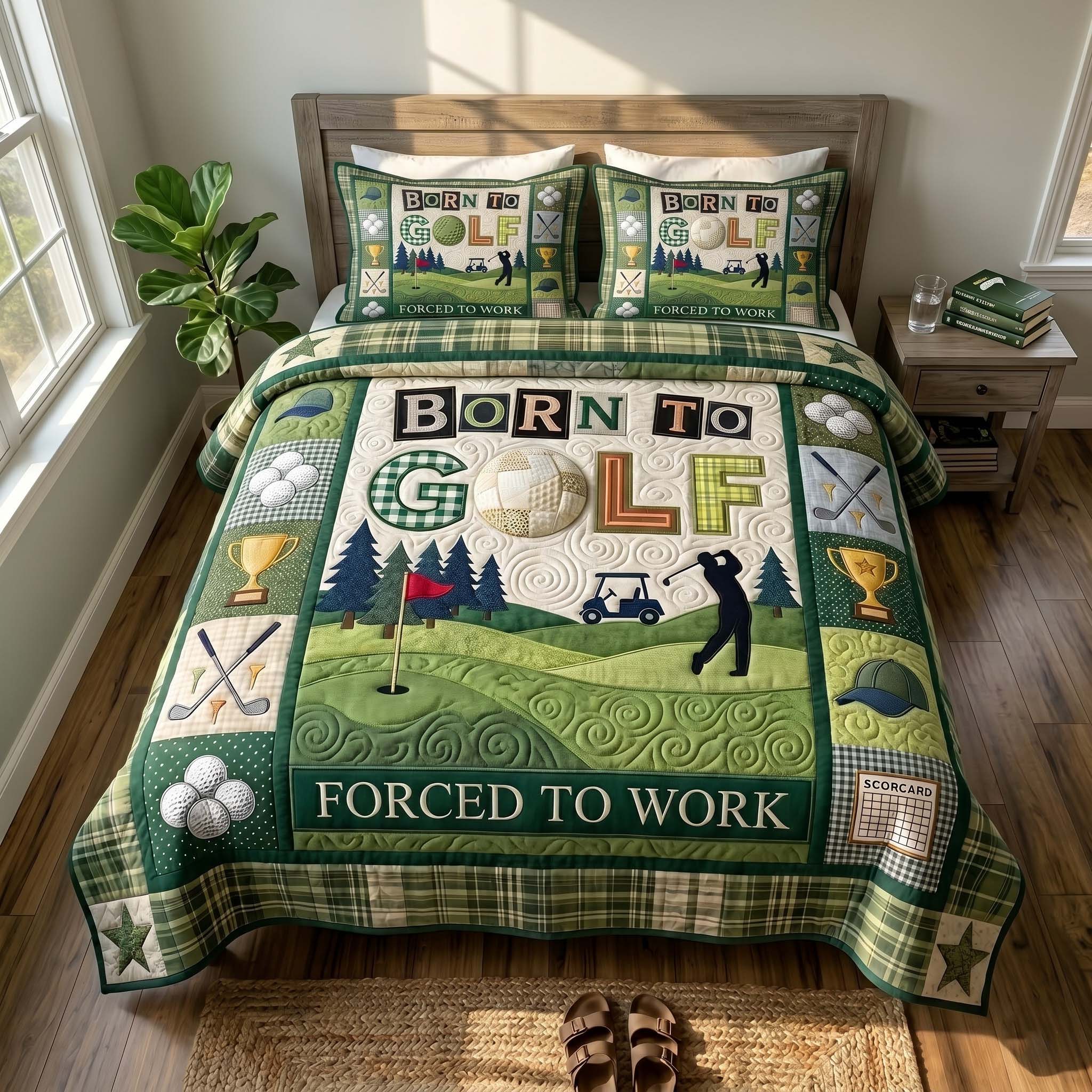Swing Life 3-Piece Quilted Bedding Set GFTOTP19460