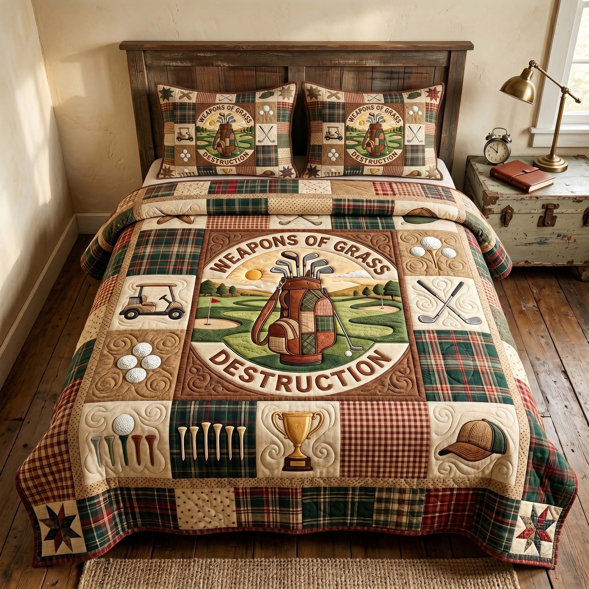 Swing Life 3-Piece Quilted Bedding Set GFTOTP19464