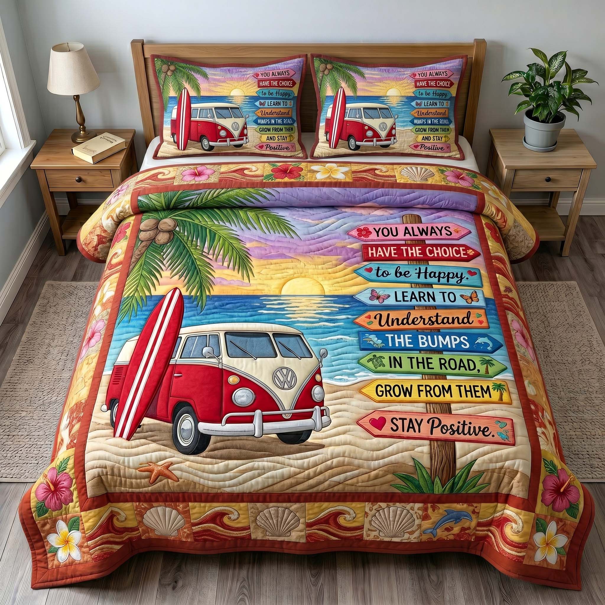 Coastal Wanderer 3-Piece Quilted Bedding Set GFTOTP19524