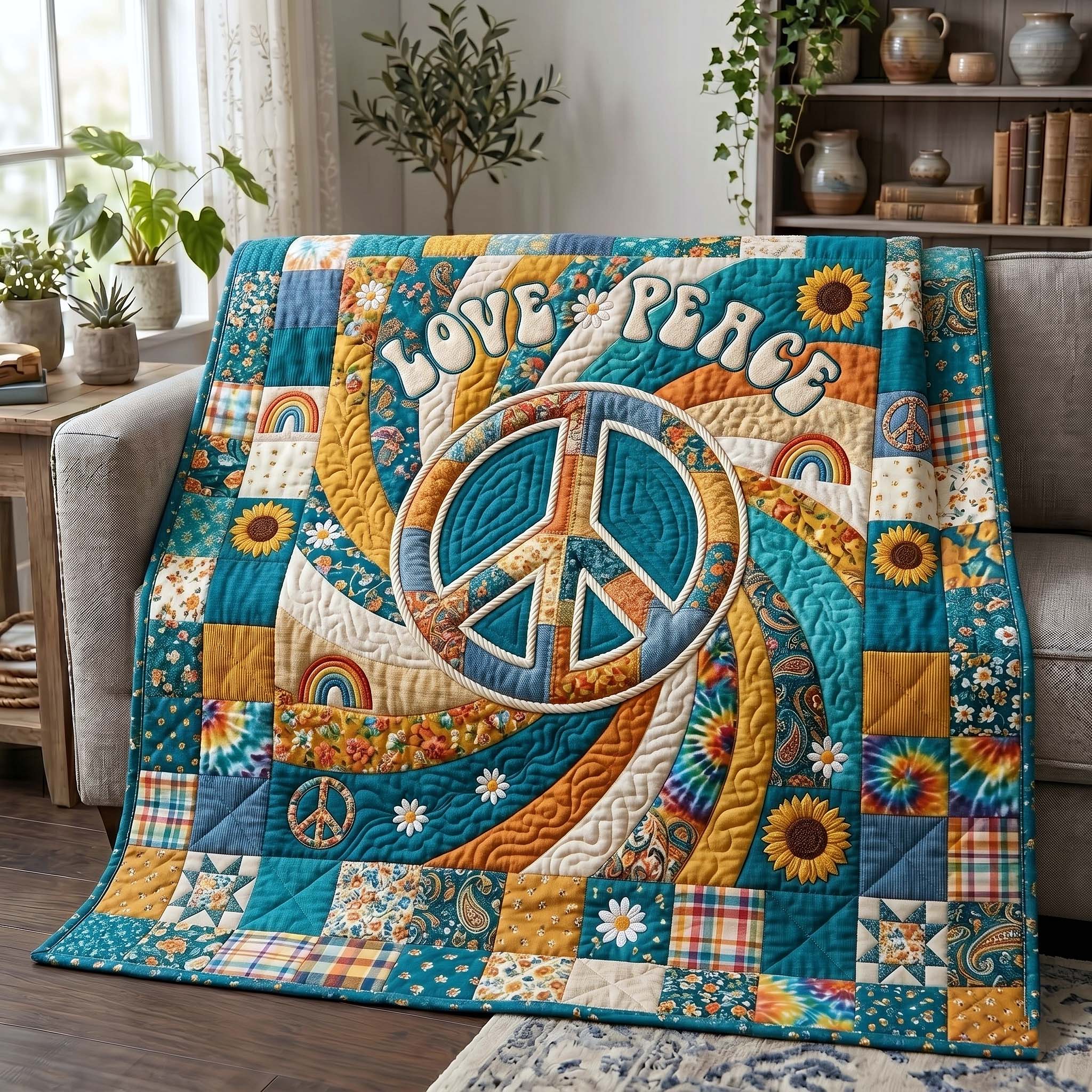 Hippie Soul Quilted Blanket GFTOTP19621
