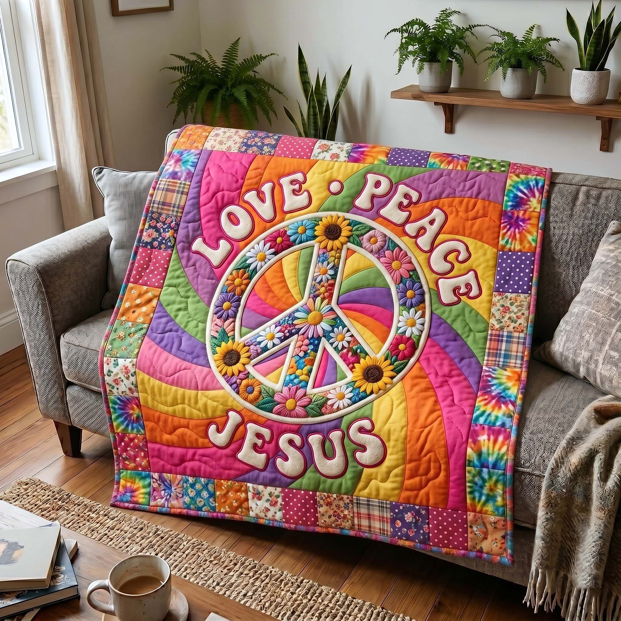 Hippie Soul Quilted Blanket GFTOTP19623