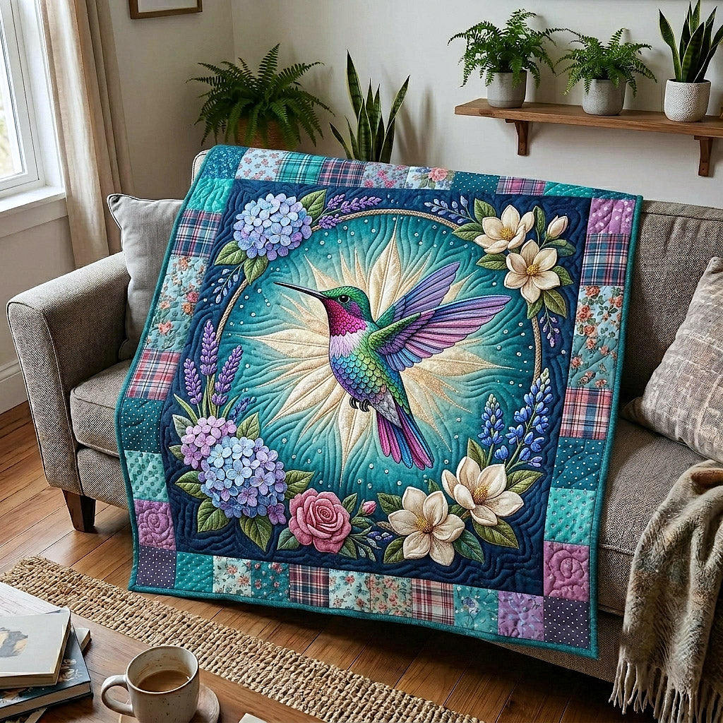 Humming Grace Quilted Blanket GFTOTP19682