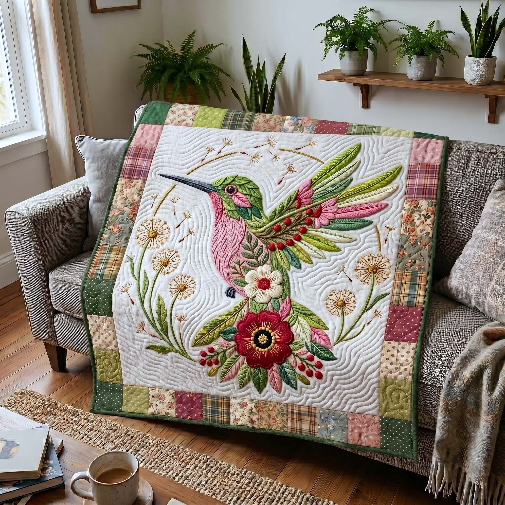 Humming Grace Quilted Blanket GFTOTP19685