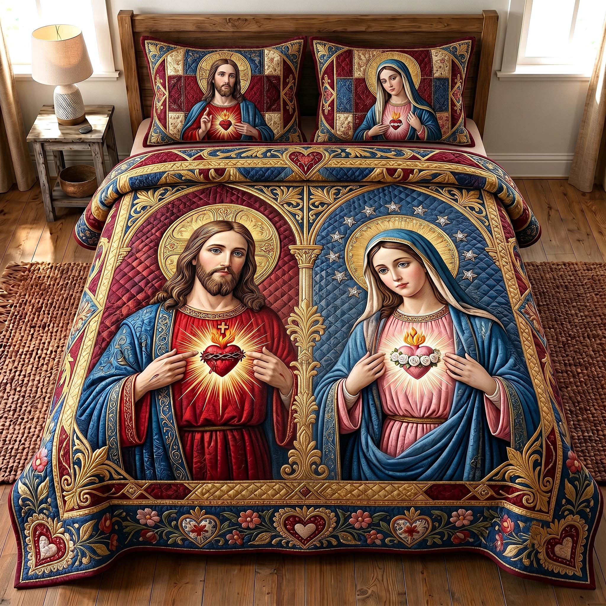 Sacred Devotion 3-Piece Quilted Bedding Set GFTOTP19760