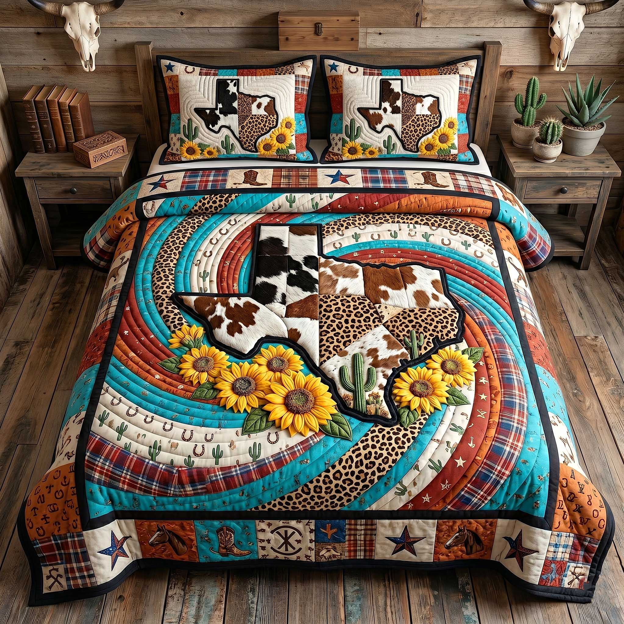 Lone Star Legacy 3-Piece Quilted Bedding Set GFTOTP19877