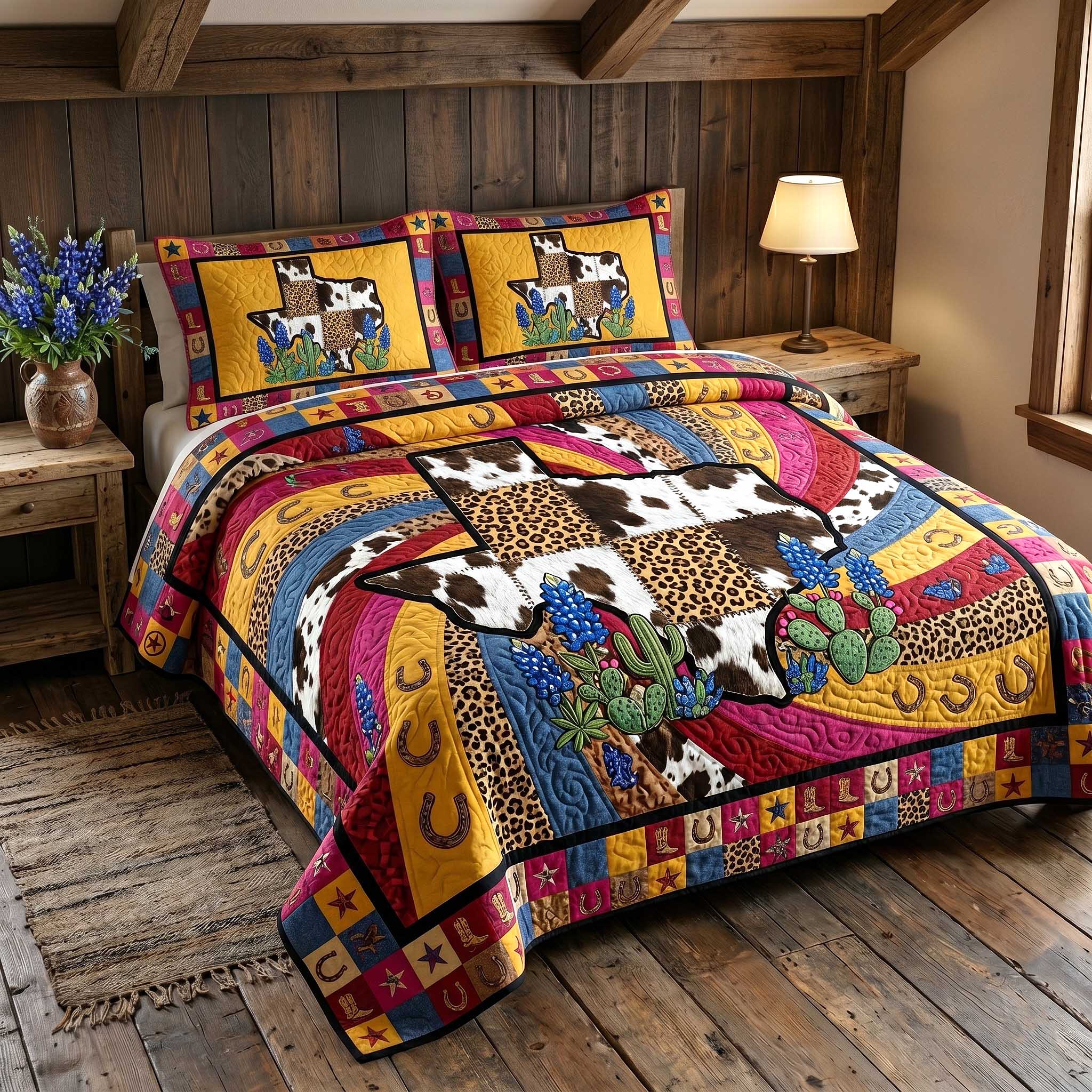 Lone Star Legacy 3-Piece Quilted Bedding Set GFTOTP19878