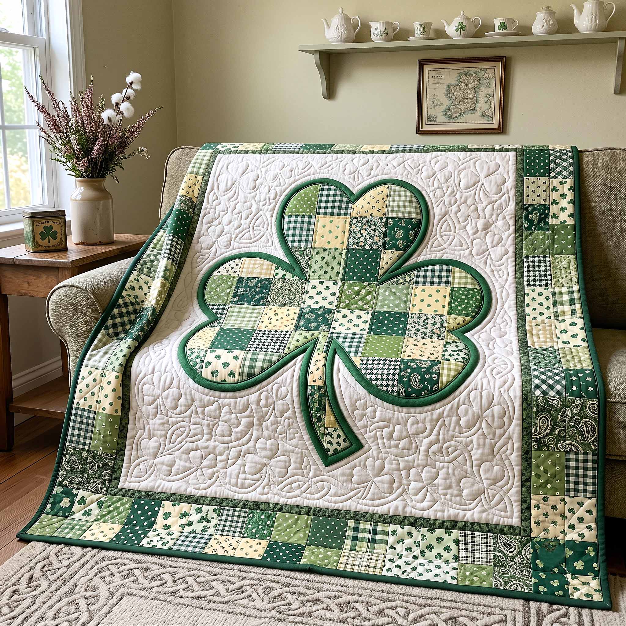 Irish Blessings Quilted Blanket GFTOTP20170