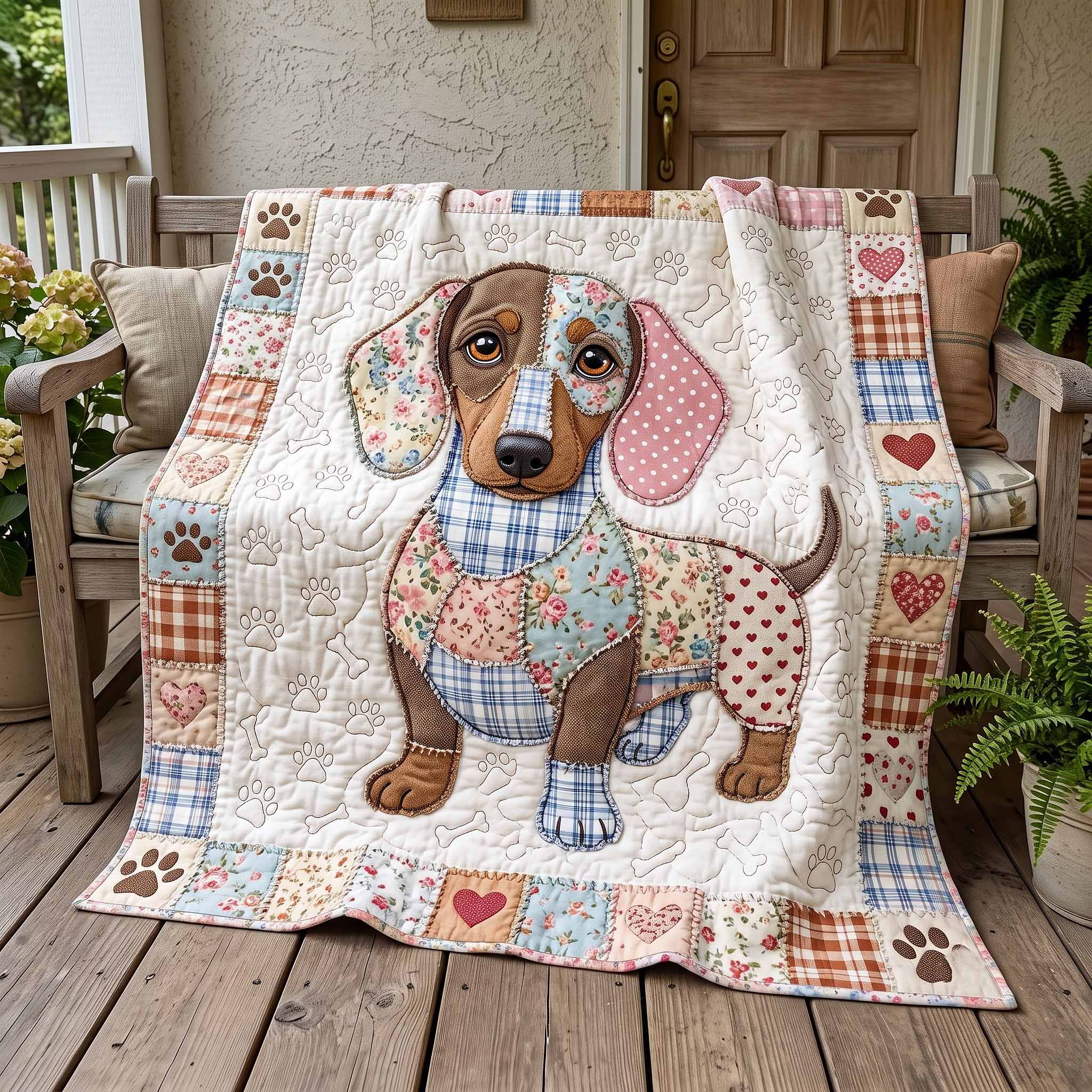 Wiener Wonder Quilted Blanket GFTOTP20303