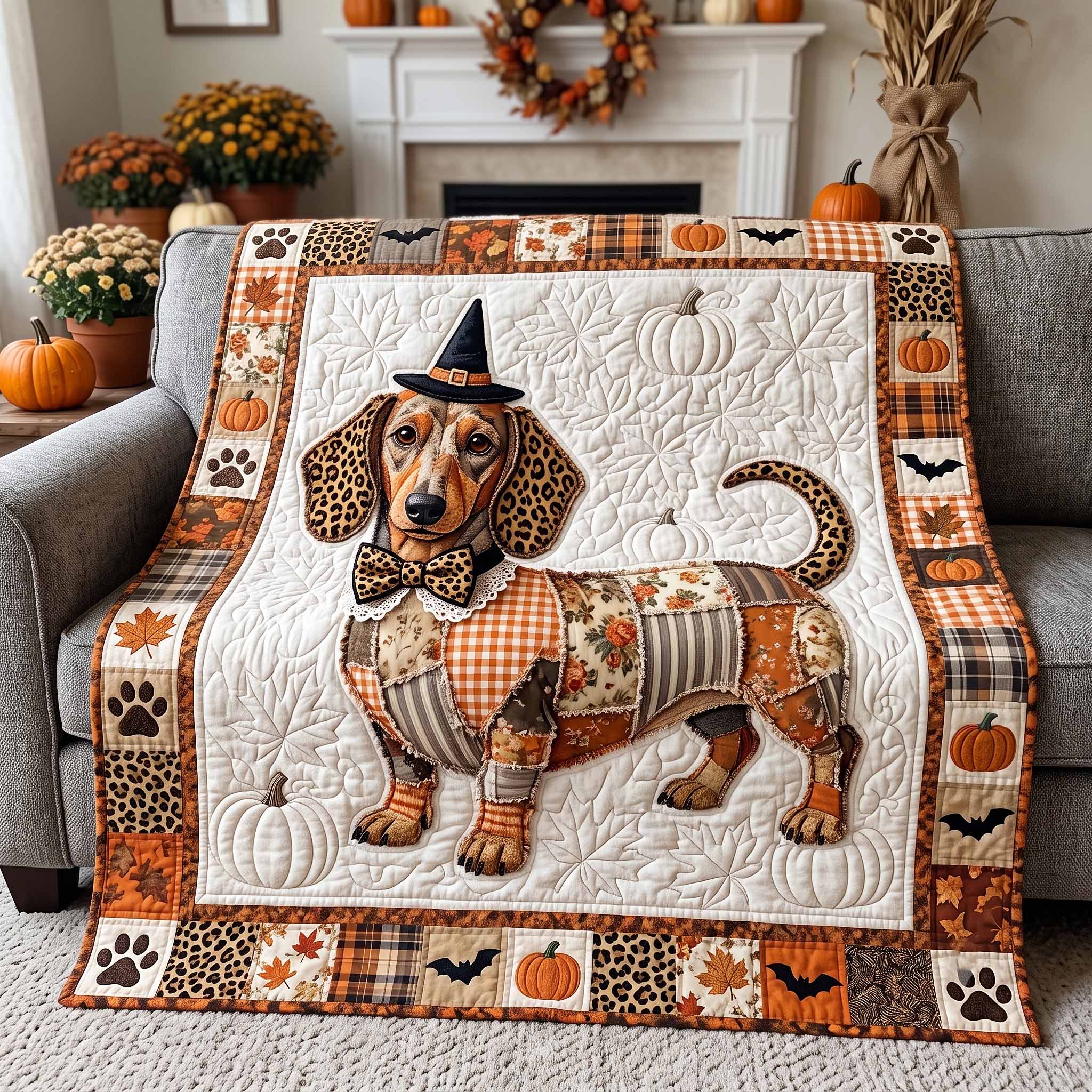 Boo Wiener Quilted Blanket GFTOTP20304