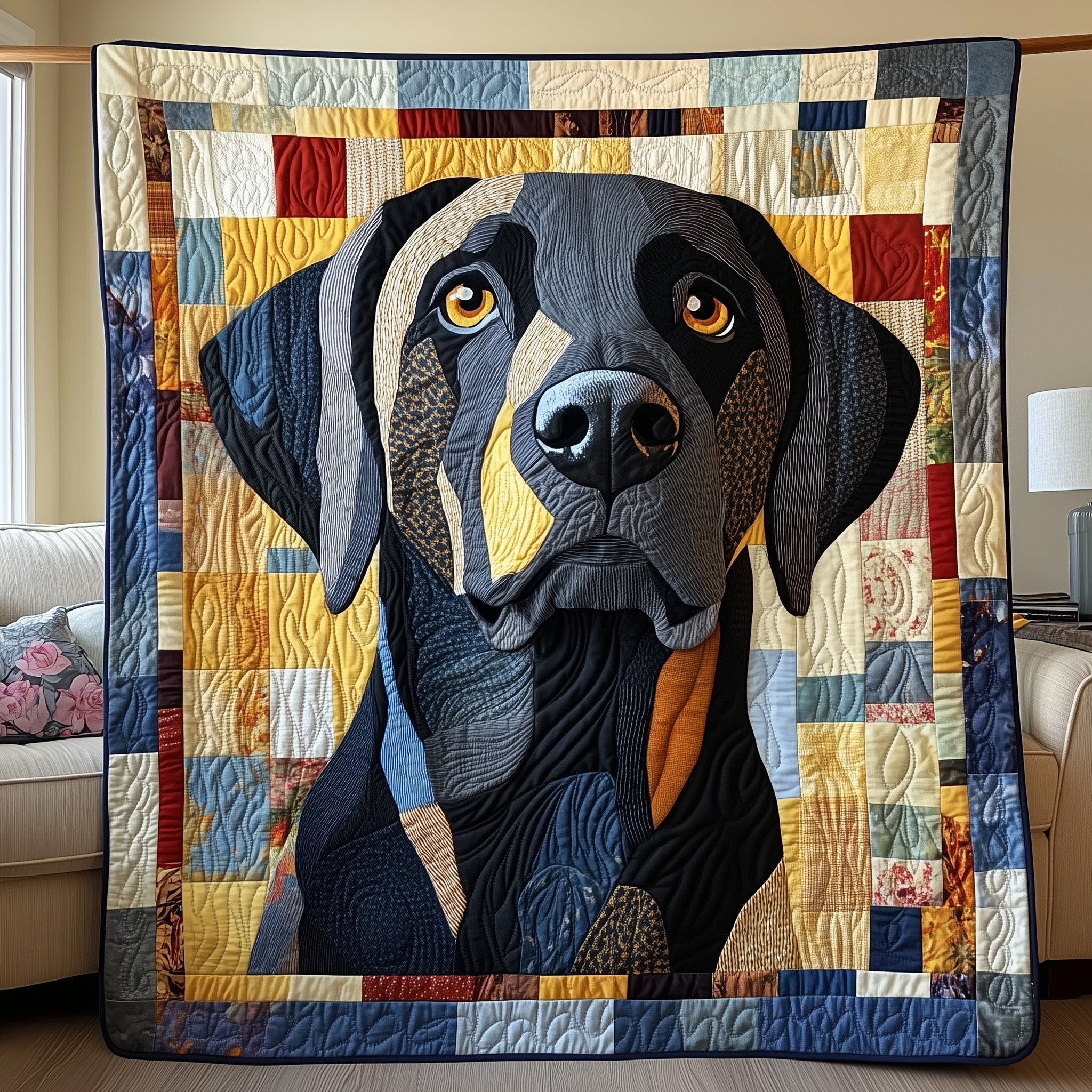 Lab Snuggles Quilted Blanket GFTOTP7820