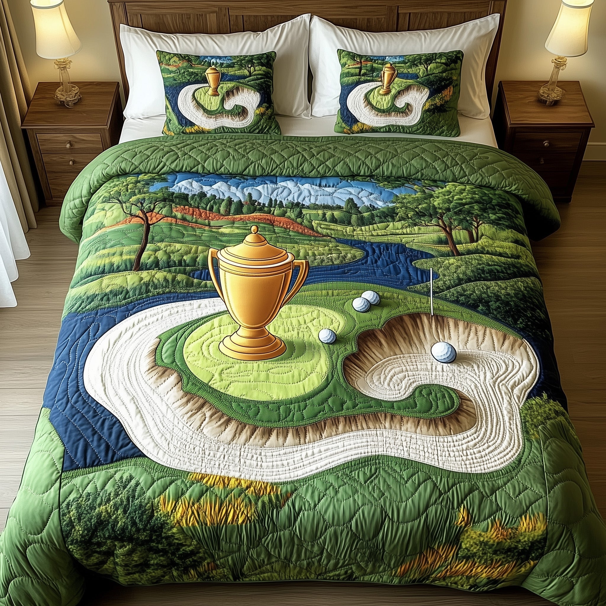 Trophy Dreams 3-Piece Quilted Bedding Set GFTOTP8213