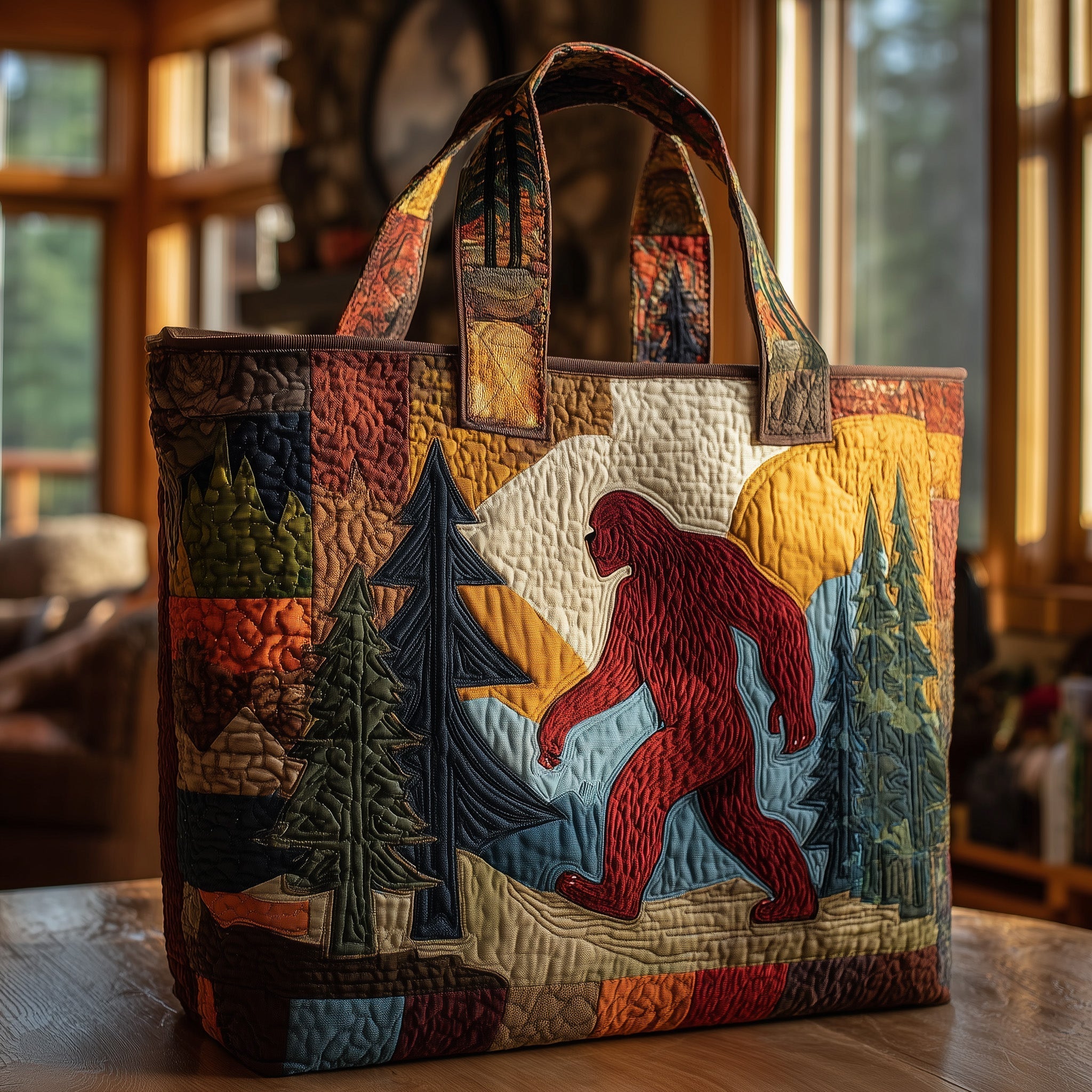 Forest Legend Quilted Tote Bag GFTOTP9279