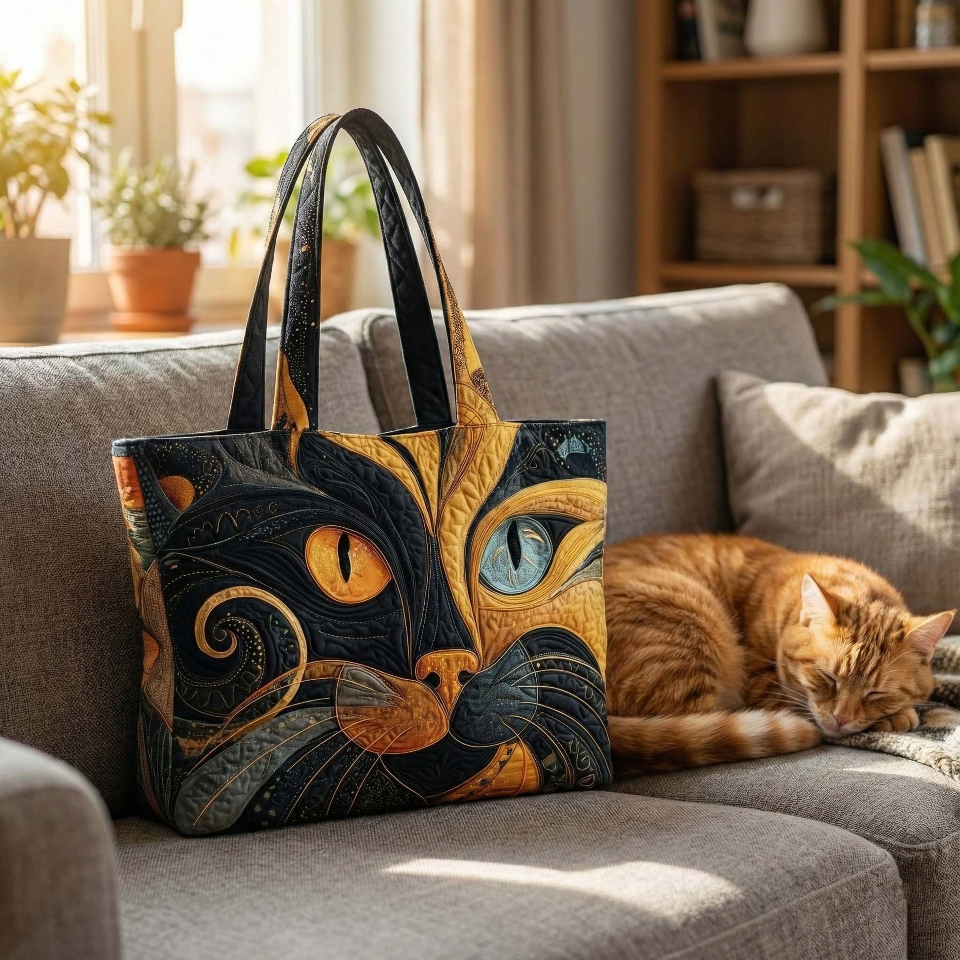 Catitude Quilted Tote BagGFTOTP9665