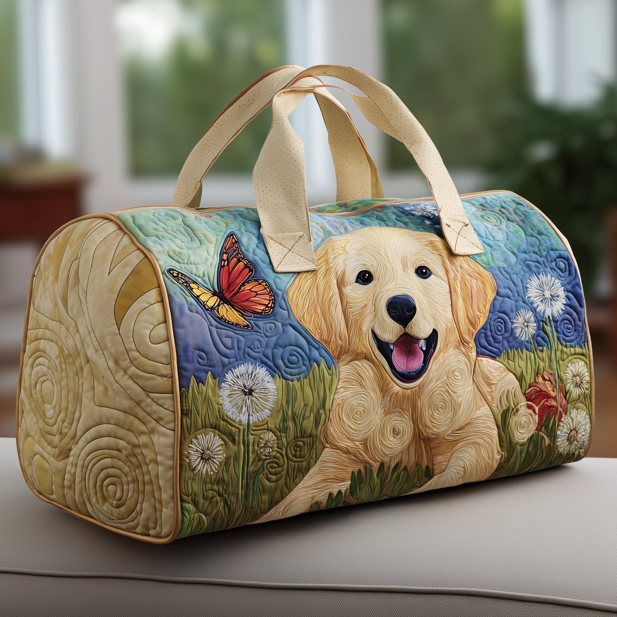 Adorable Labrador Quilted Duffle Bag GFTOYC120