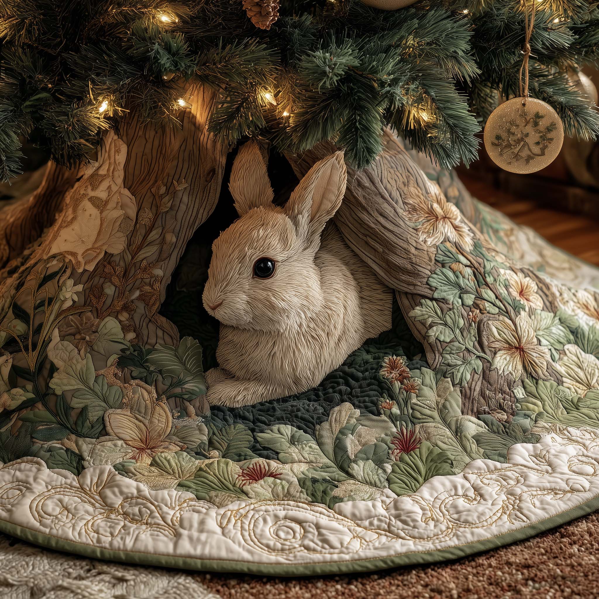 Woodland Whispers Quilted Tree Skirt GFTOYC1669