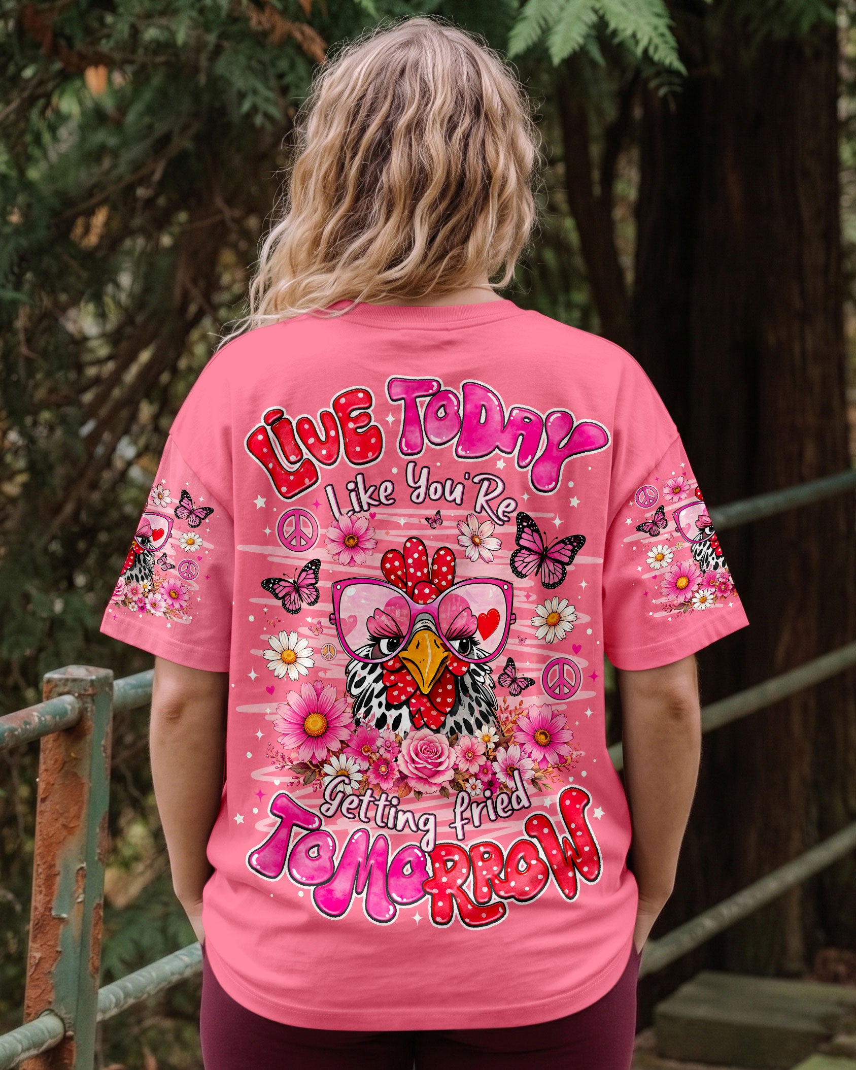 LIVE TODAY CHICKEN  ALL OVER PRINT  - TLNO1006262