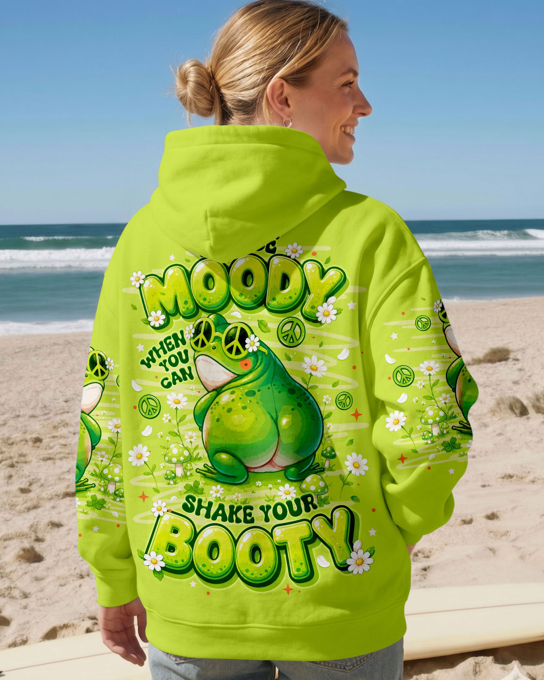 WHY BE MOODY FROG ALL OVER PRINT - TLNO2905261