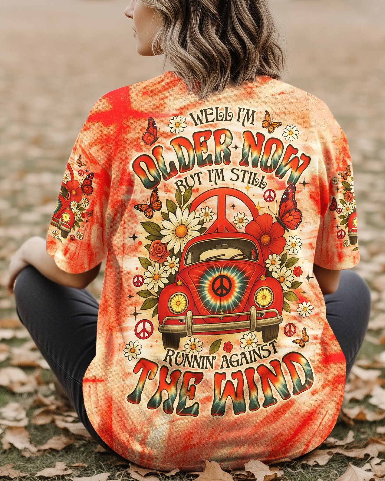 RUNNING AGAINST THE WIND BUS TIE DYE ALL OVER PRINT - TLNO3010251