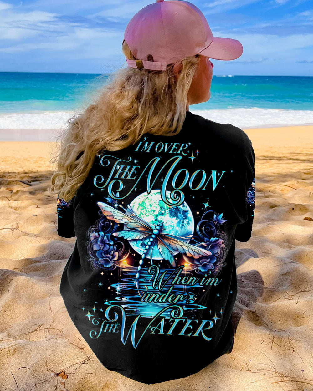 I'M OVER THE MOON ALL OVER PRINT - TYTD2305232