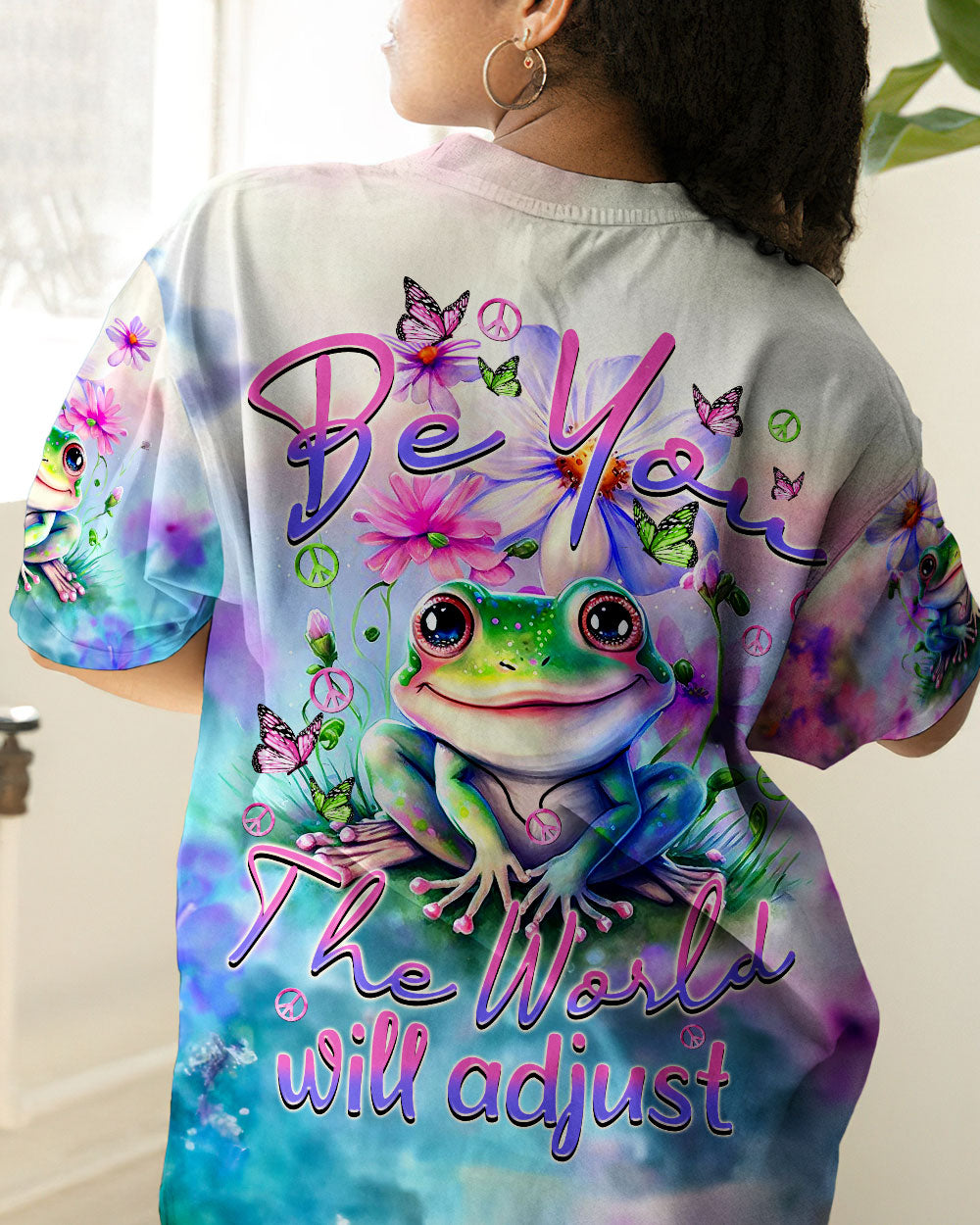 BE YOU THE WORLD WILL ADJUST ALL OVER PRINT - TYTM2808233