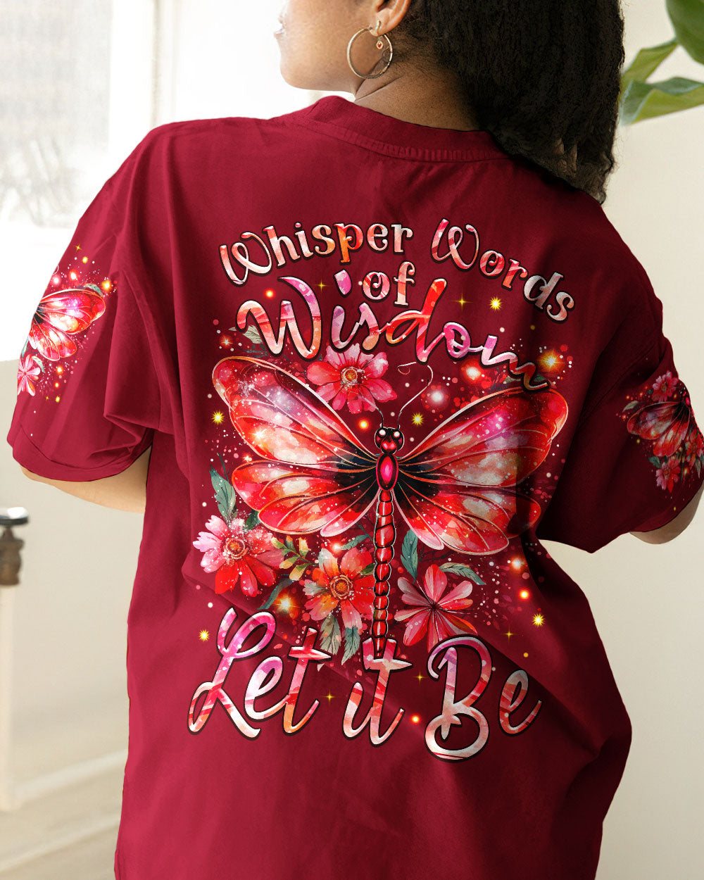 WHISPER WORDS OF WISDOM DRAGONFLY CHRISTMAS ALL OVER PRINT - TYTM0909234