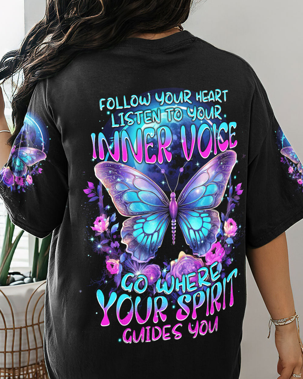 FOLLOW YOUR HEART DRAGONFLY ALL OVER PRINT - TYTM3108232