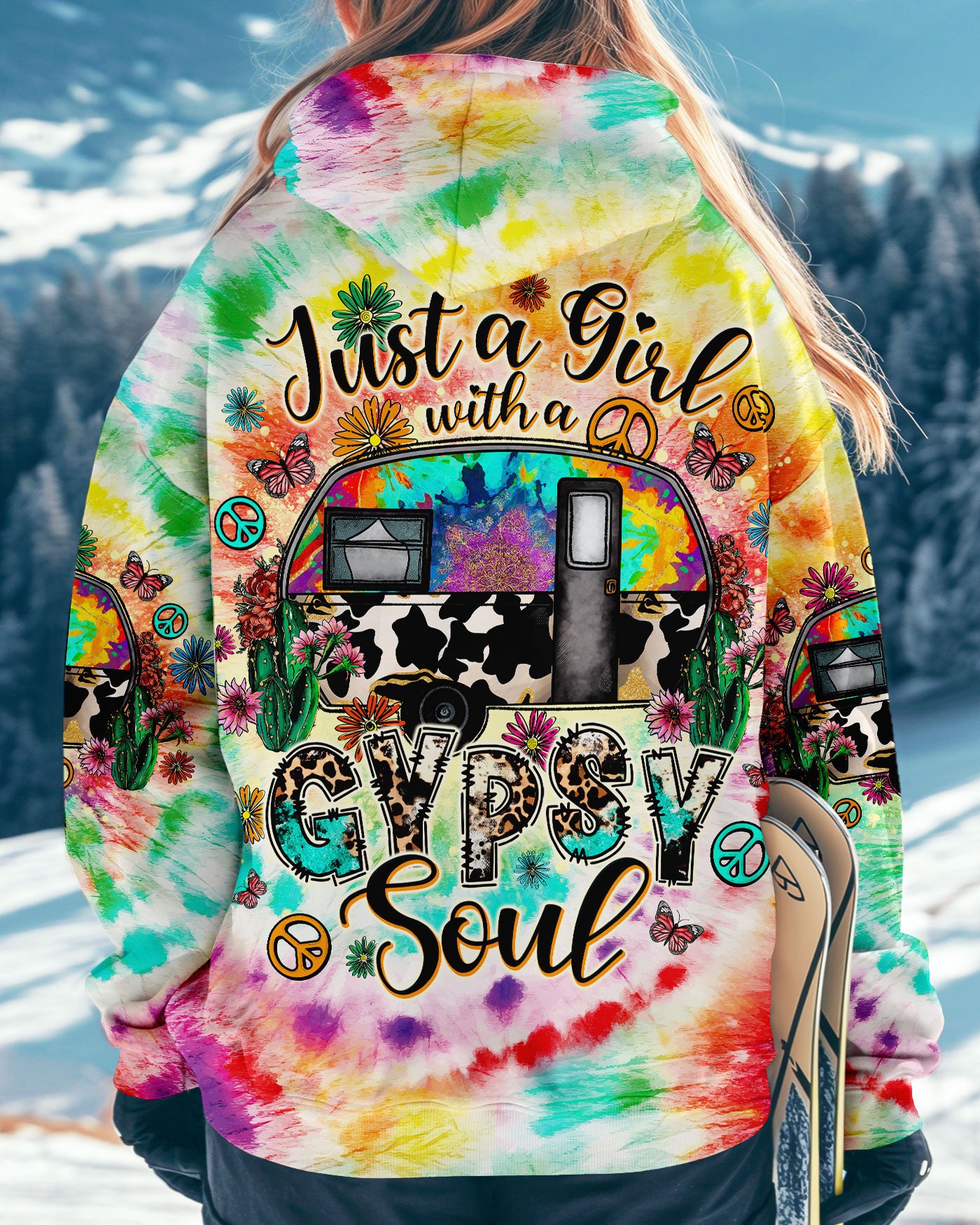JUST A GIRL WITH A GYPSY SOUL ALL OVER PRINT - TLNO0811241