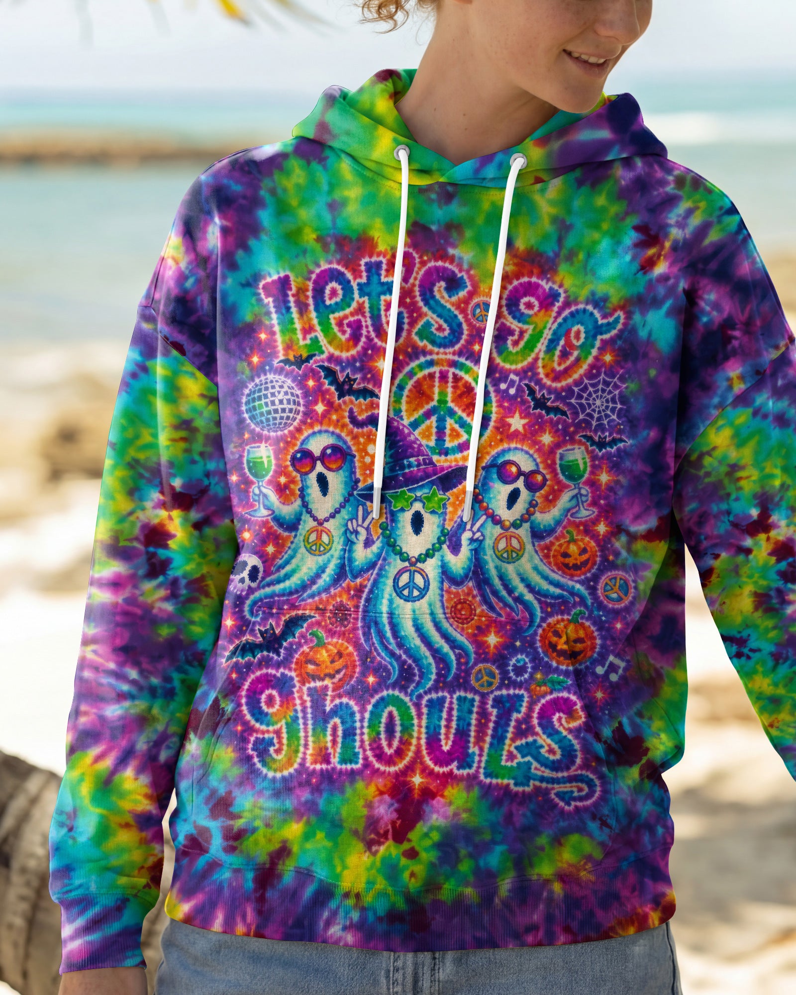 HIPPIE GHOST SHOUT OUT ALL OVER PRINT – RI0508261