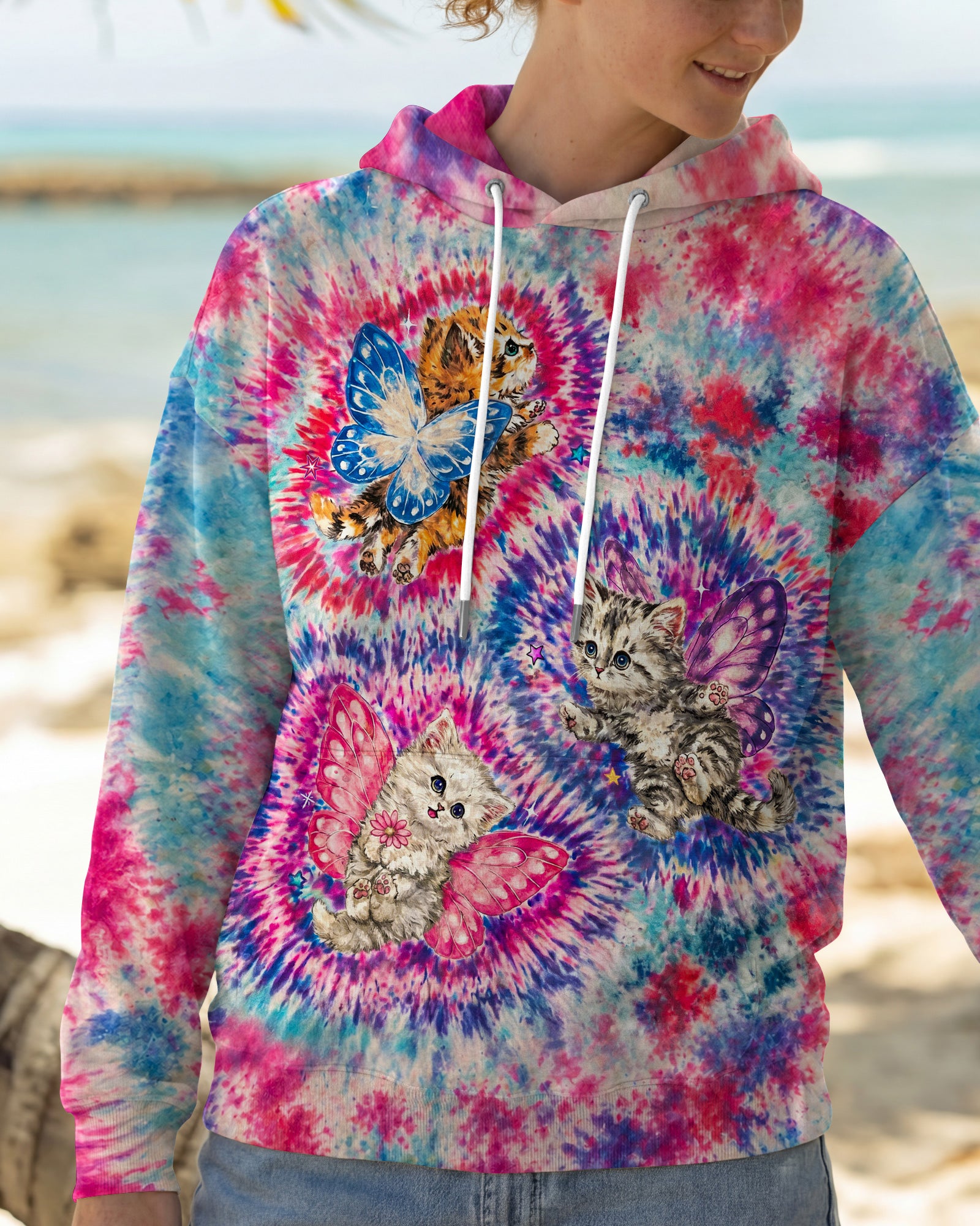 FAIRY KITTEN DREAM HIPPIE ALL OVER PRINT - KM2904261