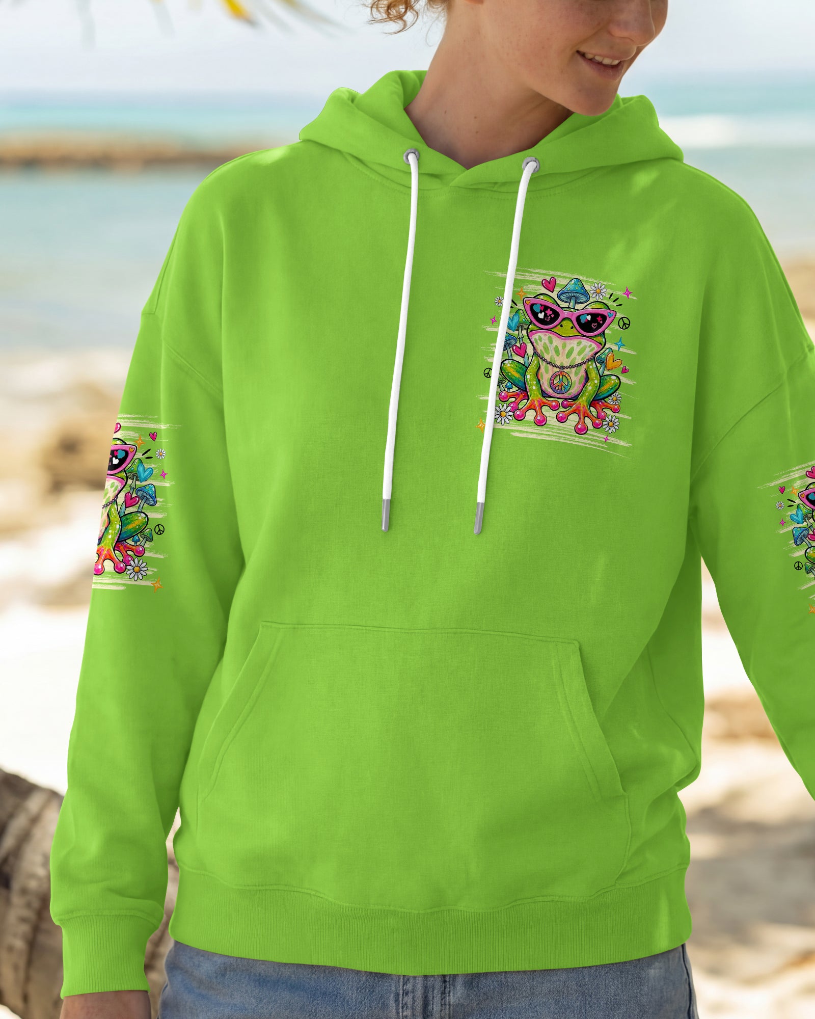 JESUS THINKS I'M A DELIGHT FROG ALL OVER PRINT - TYLN1407261