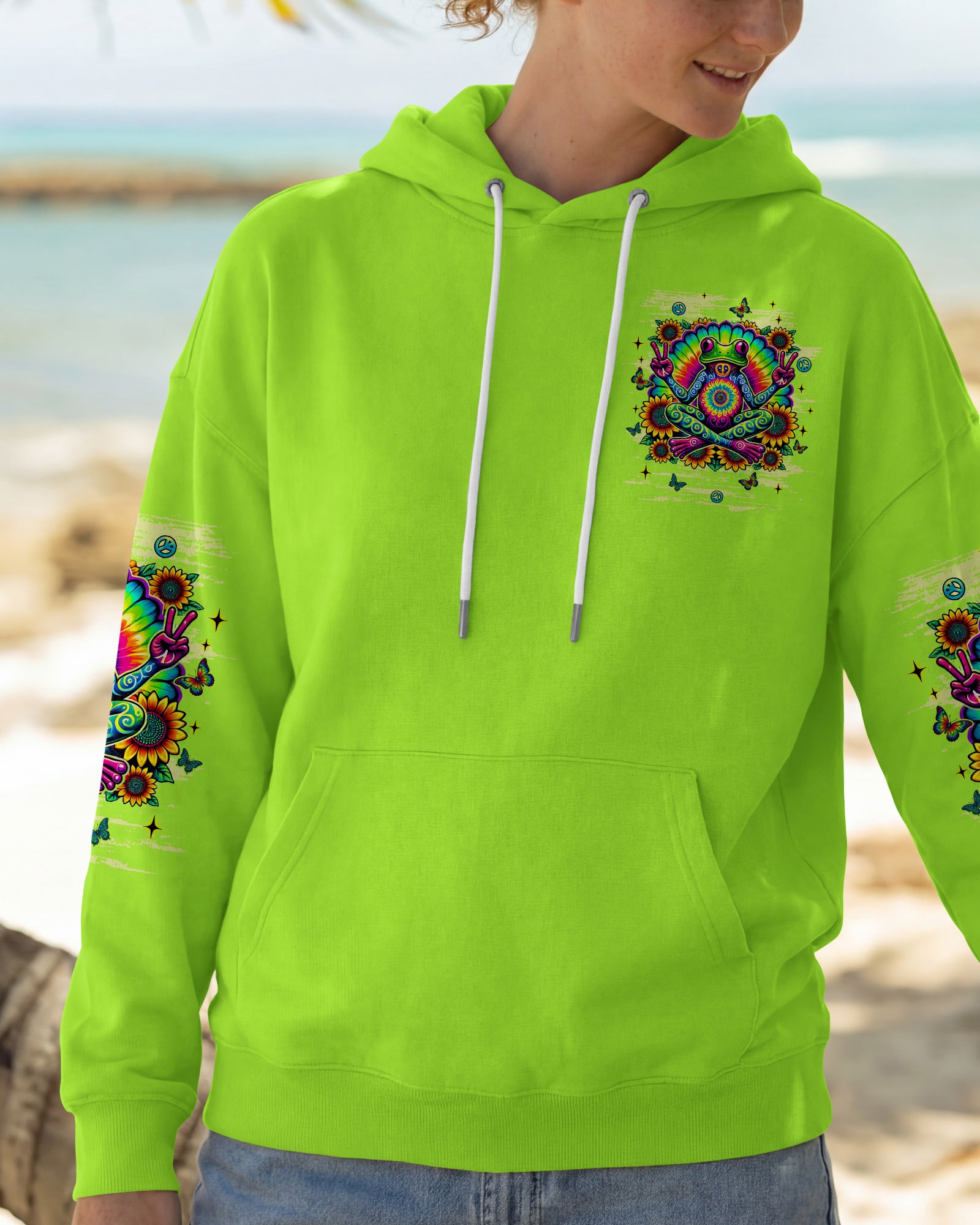WHISPER WORDS OF WISDOM LET IT BE FROG ALL OVER PRINT   - TLNT2403263