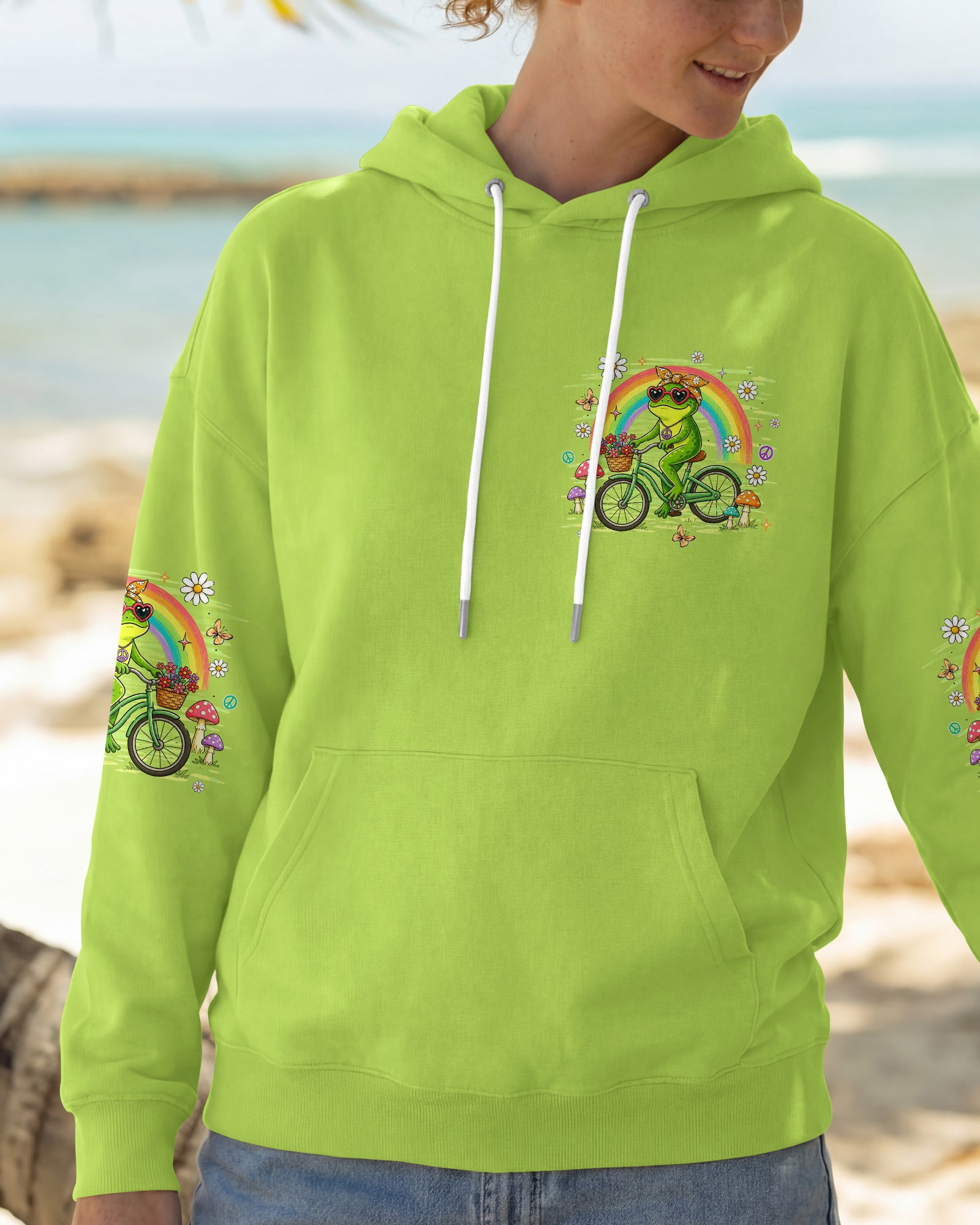BE HUMBLE BE KIND FROG ALL OVER PRINT  - TLHG0707261