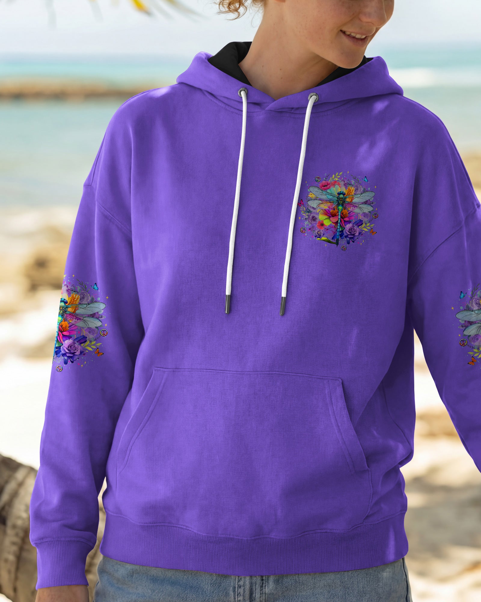 JUST BREATHE DRAGONFLY ALL OVER PRINT - YHLT0902262