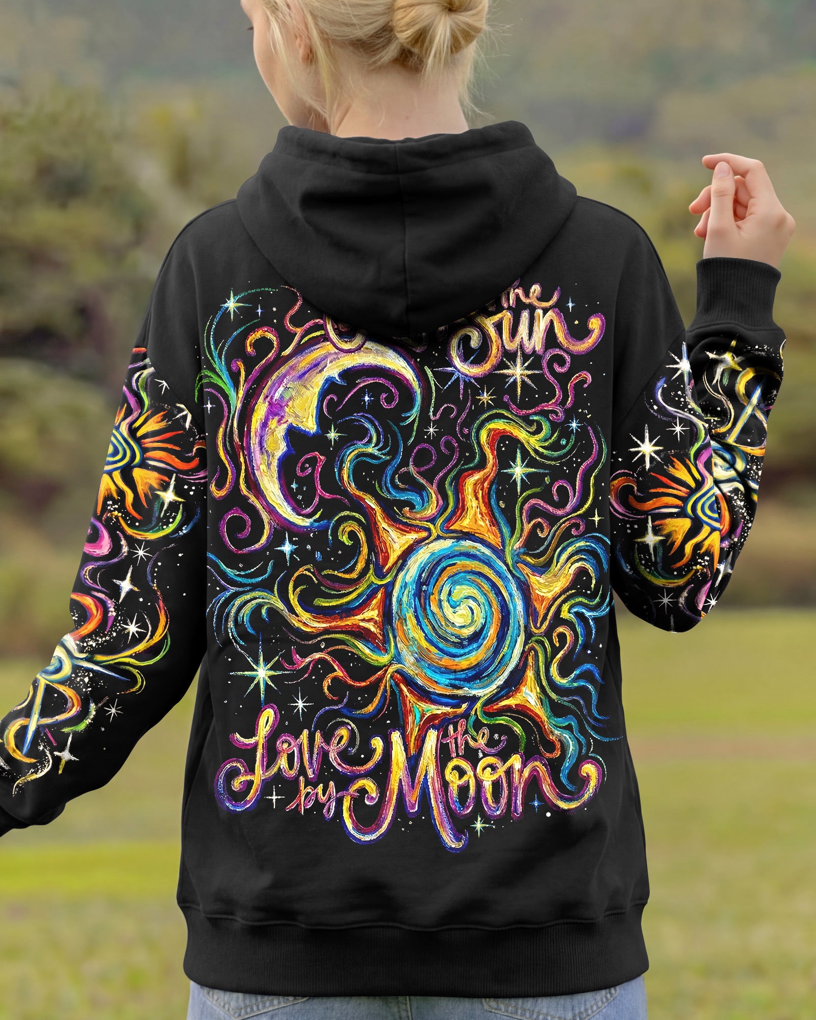 SUN AND MOON SWIRL ALL OVER PRINT - RI2603261