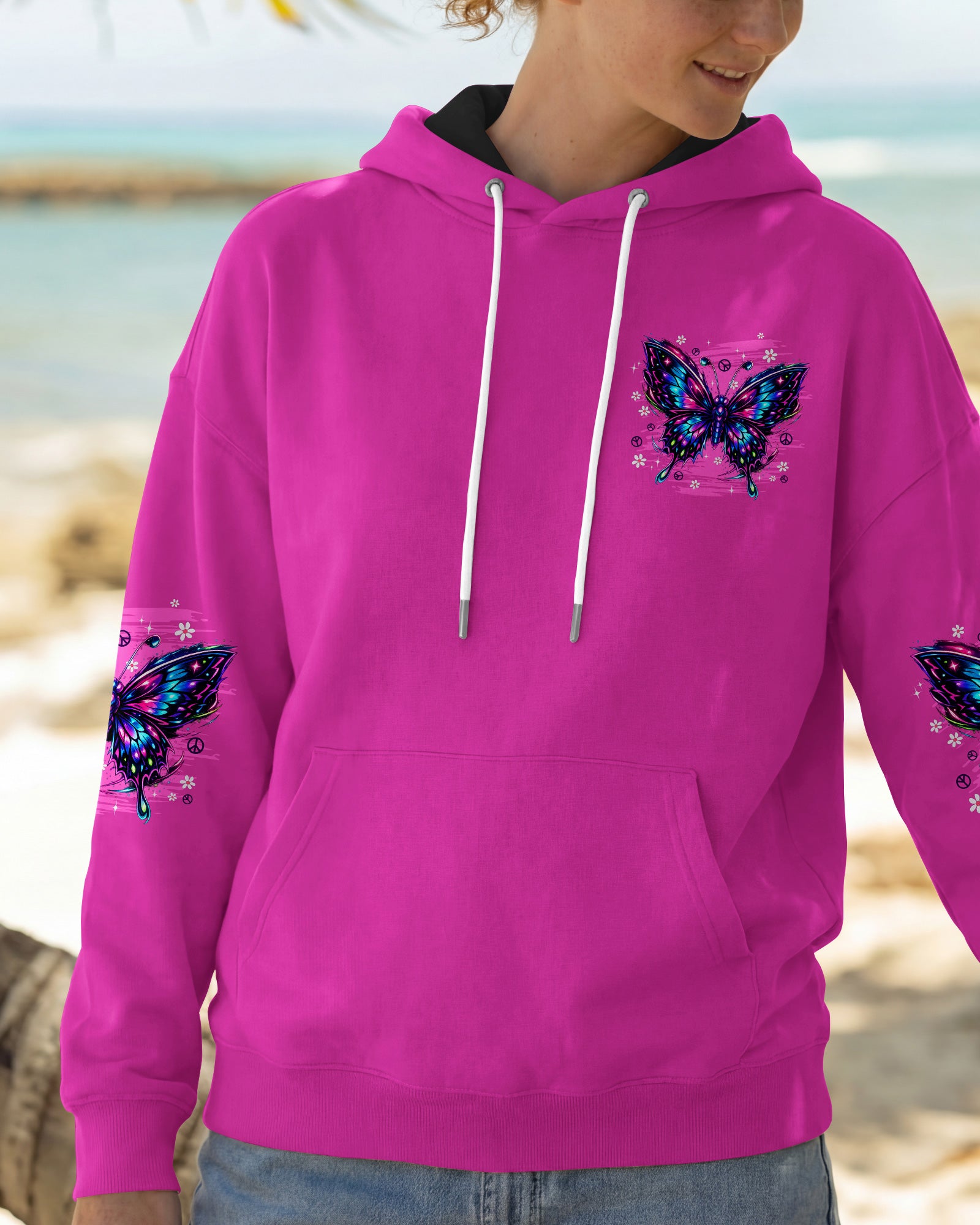 JUST BELIEVE BUTTERFLY ALL OVER PRINT - TYPQ2702263