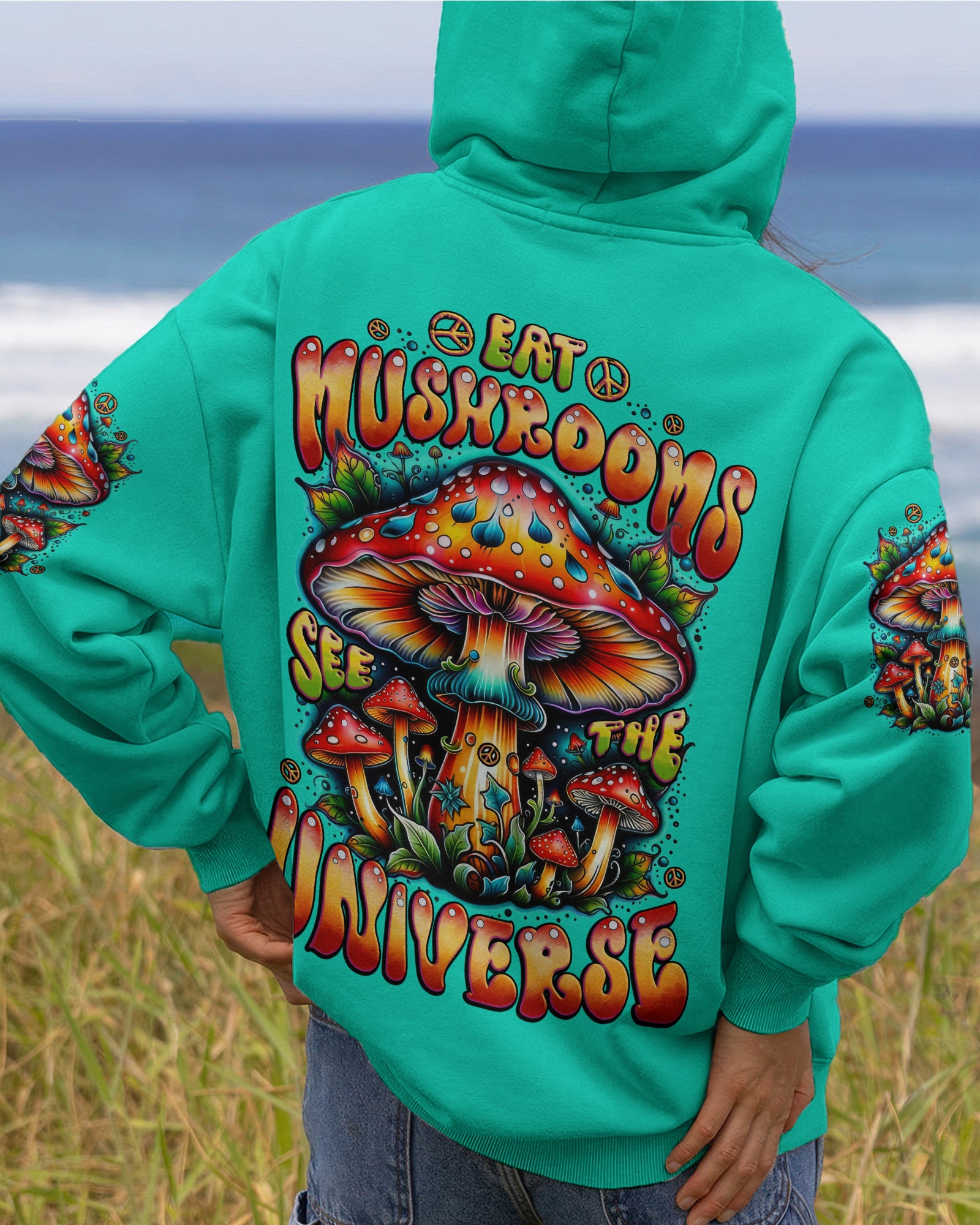 EAT MUSHROOMS SEE THE UNIVERSE ALL OVER PRINT - TYTD1202261