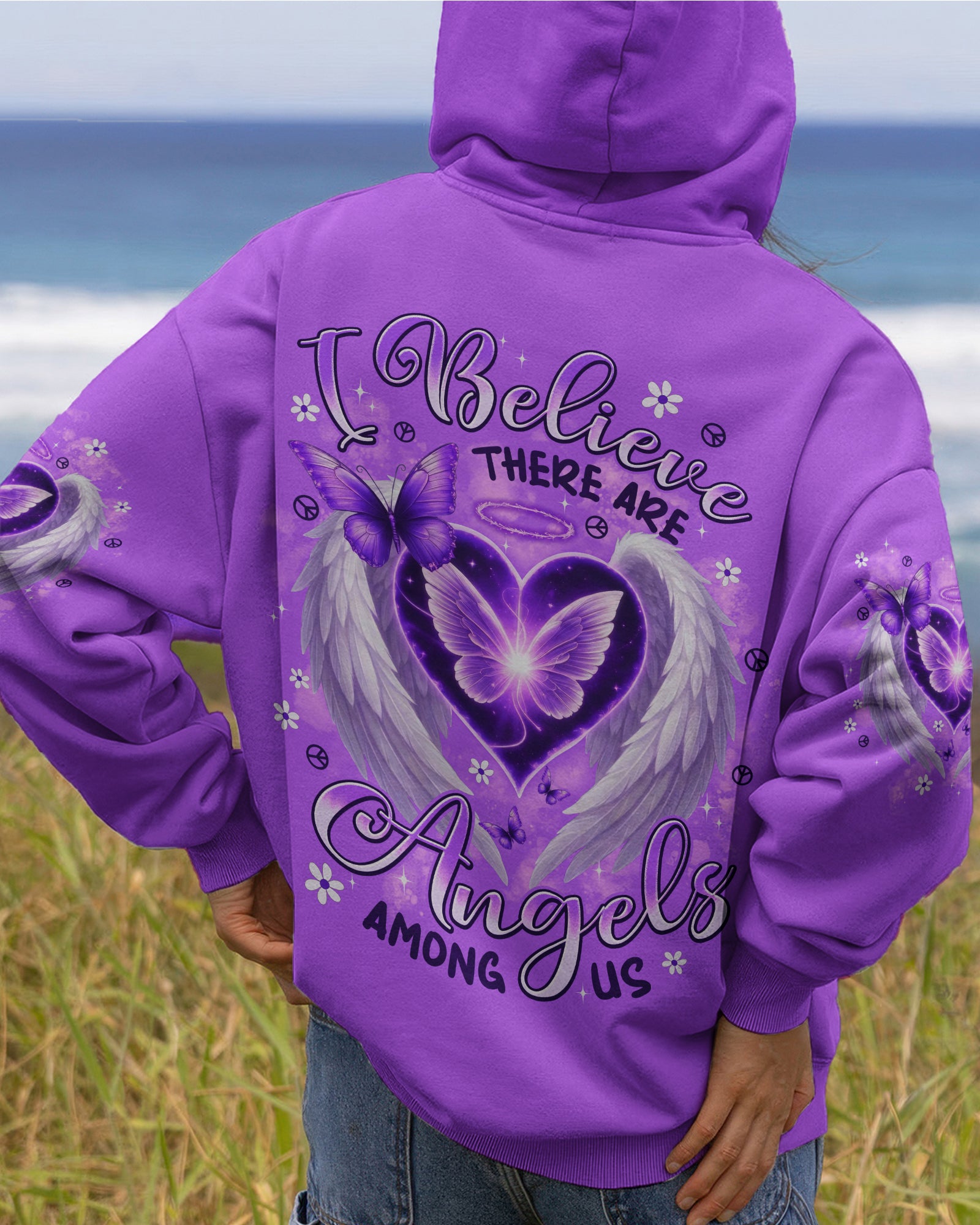 I BELIEVE THERE ARE ANGELS AMONG US ALL OVER PRINT - TYPQ0203262